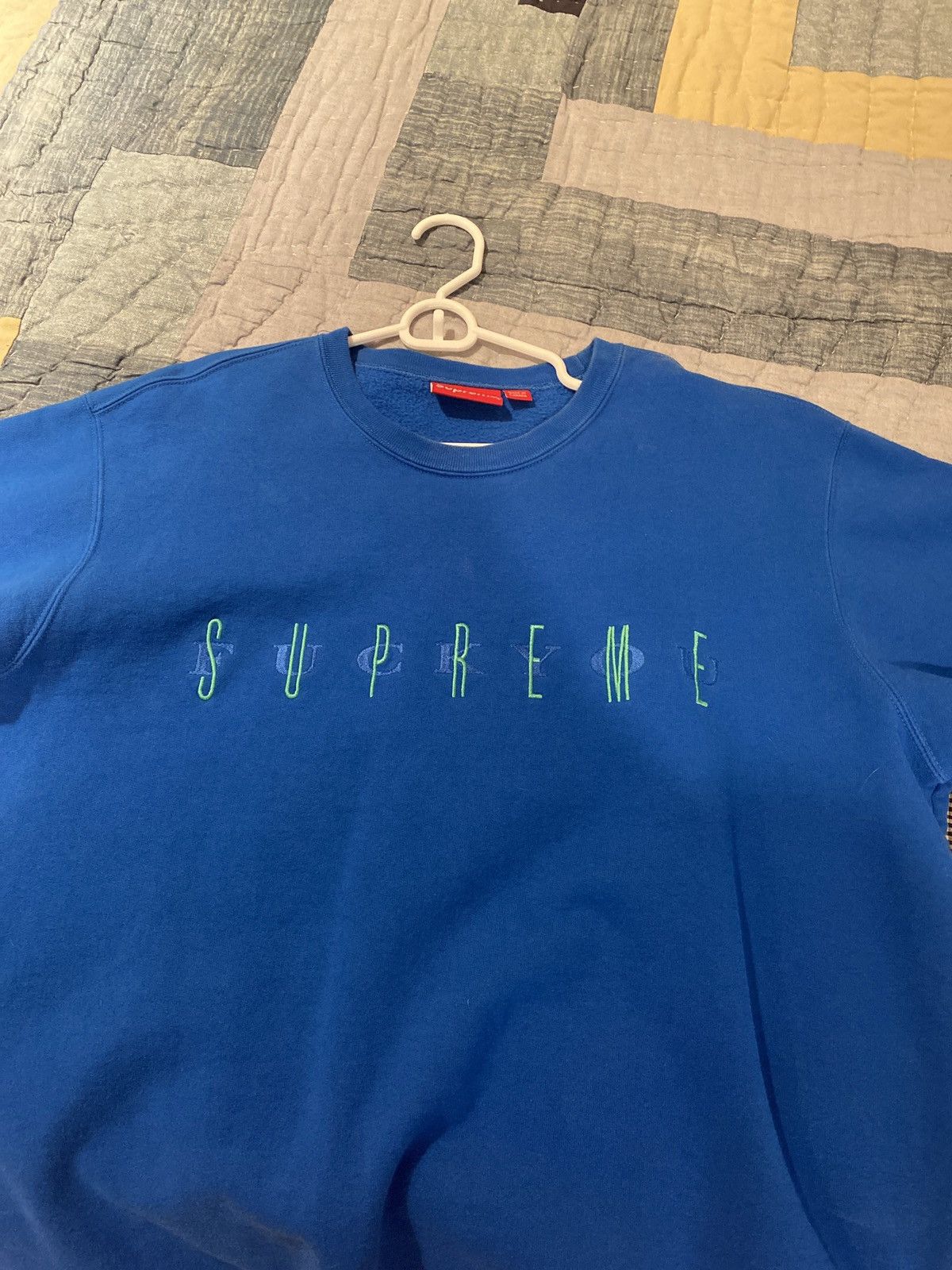 Supreme Fuck You Crewneck | Grailed