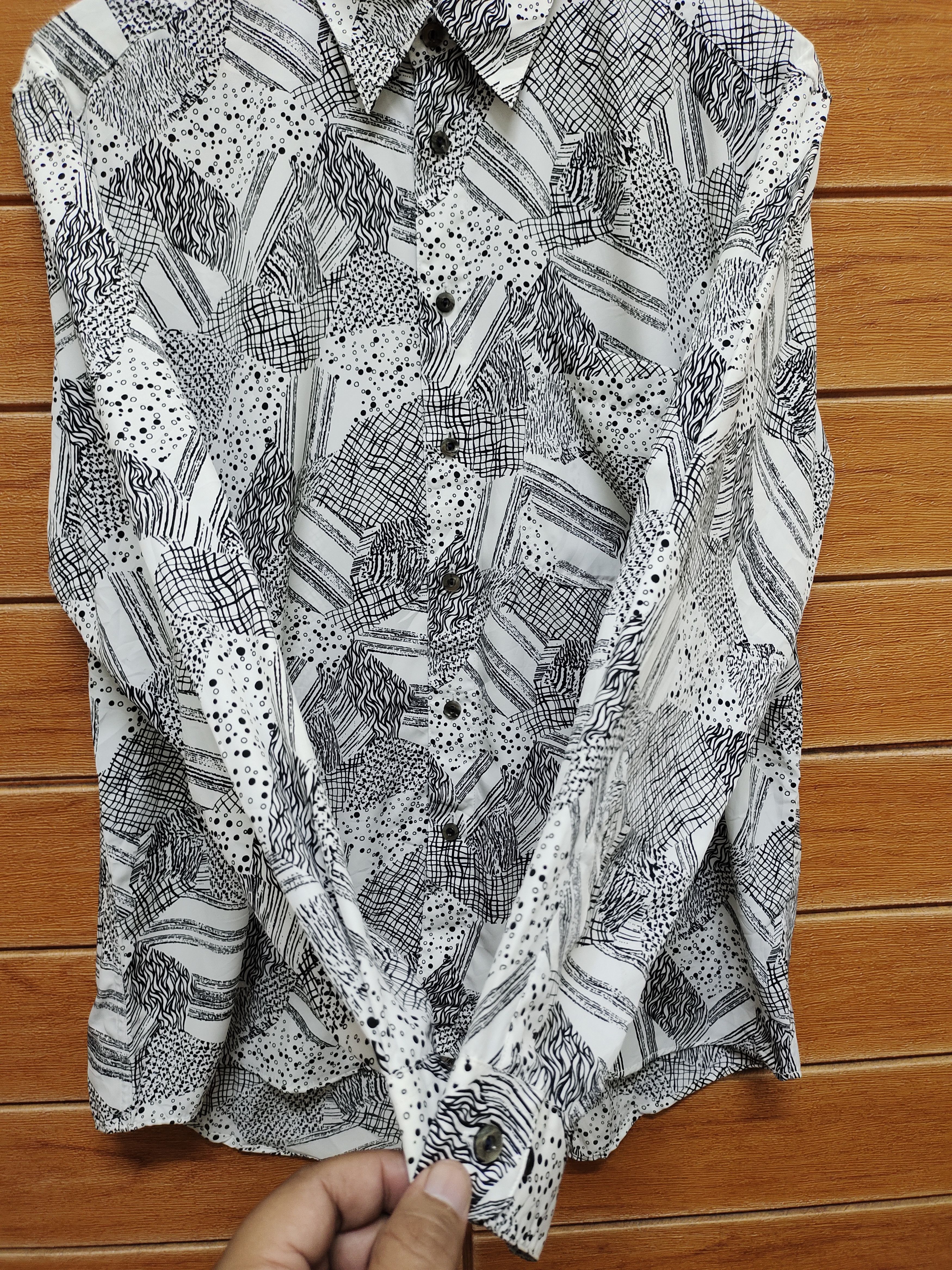 Hysteric Glamour 🇯🇵 Vintage Bay Staff Abstract Psychedelic Baroque Shirt Size US M / EU 48-50 / 2 - 7 Thumbnail