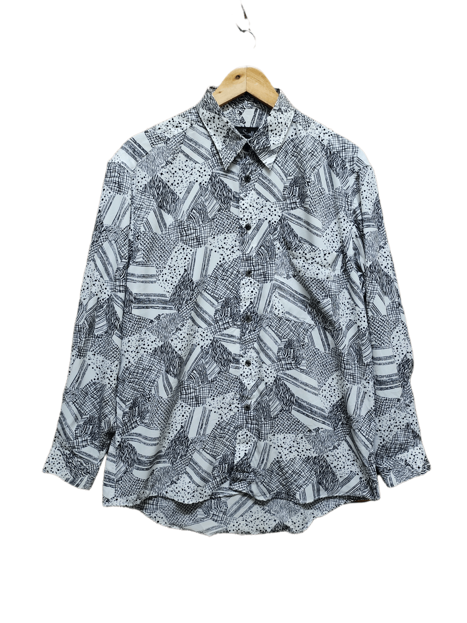 Hysteric Glamour 🇯🇵 Vintage Bay Staff Abstract Psychedelic Baroque Shirt Size US M / EU 48-50 / 2 - 1 Thumbnail