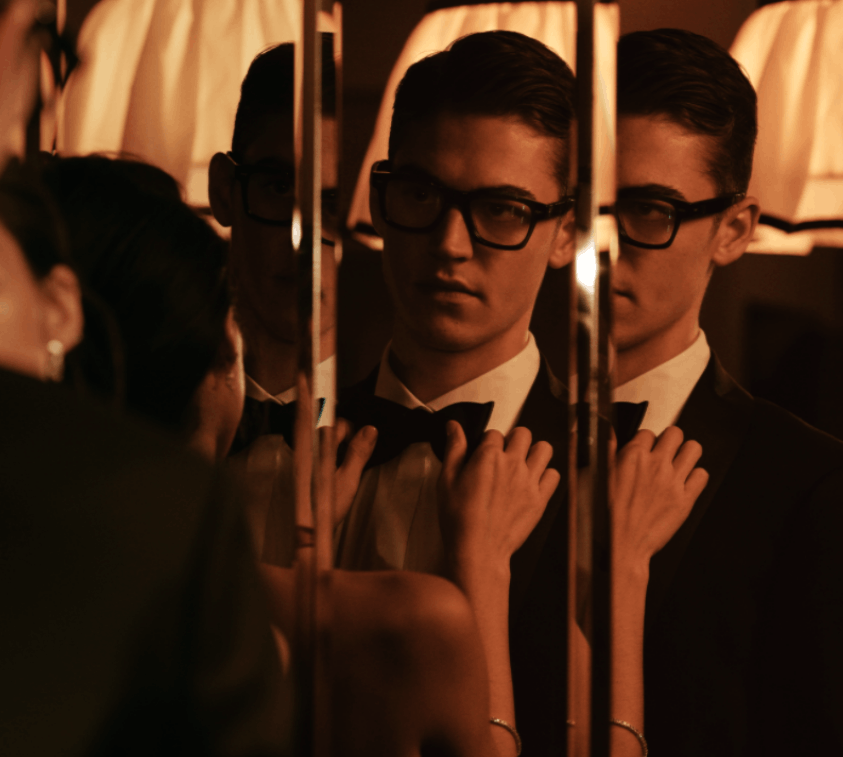 SHILLER OPTICAL Sun OV5433U Navy Smoke/ Silver Mist