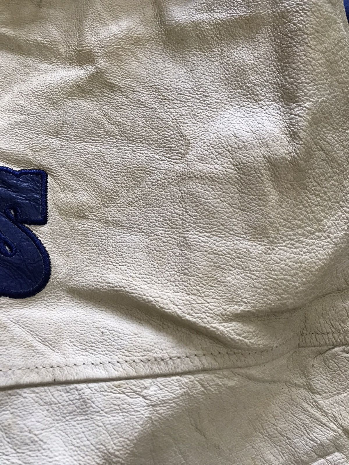 NFL × Vintage Vtg Super Bowl Champions Leather Sleeve Wool Varsity Jacket Size US L / EU 52-54 / 3 - 13 Thumbnail