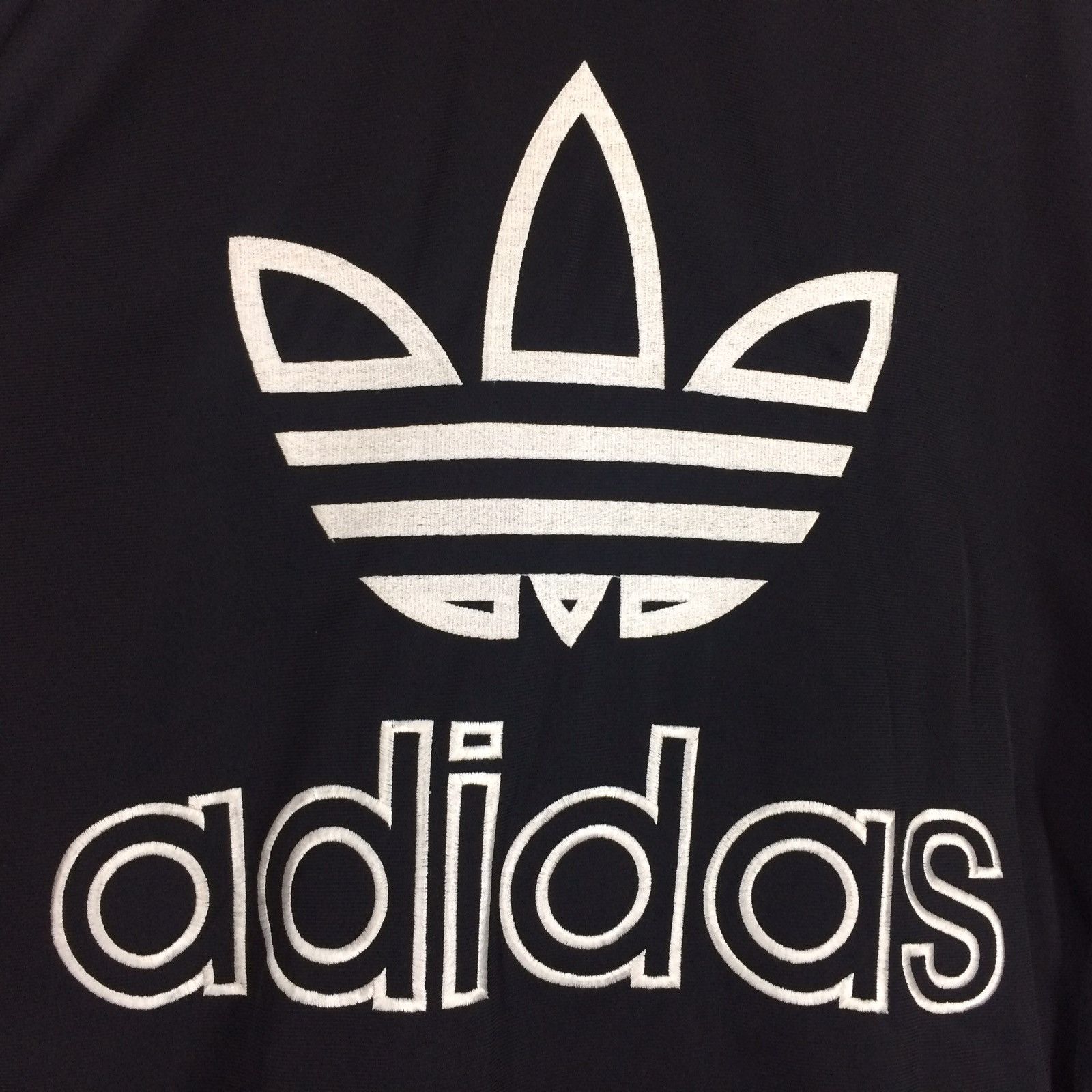 Adidas Adidas 3 Stripes with Big Logo Fully Embroide Size US XL / EU 56 / 4 - 5 Thumbnail