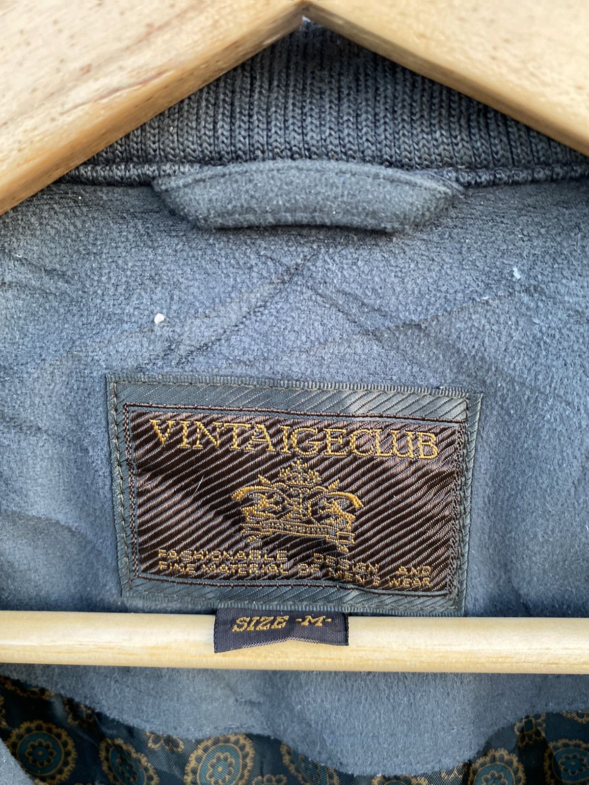 Designer Vintage "VintaigeClub" Bombers Jacket Size US M / EU 48-50 / 2 - 7 Thumbnail