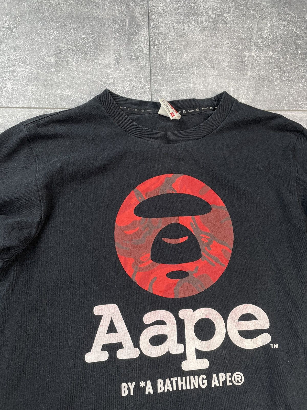 Aape A Bathing APE Long sleeve Big Logo Size US M / EU 48-50 / 2 - 3 Thumbnail