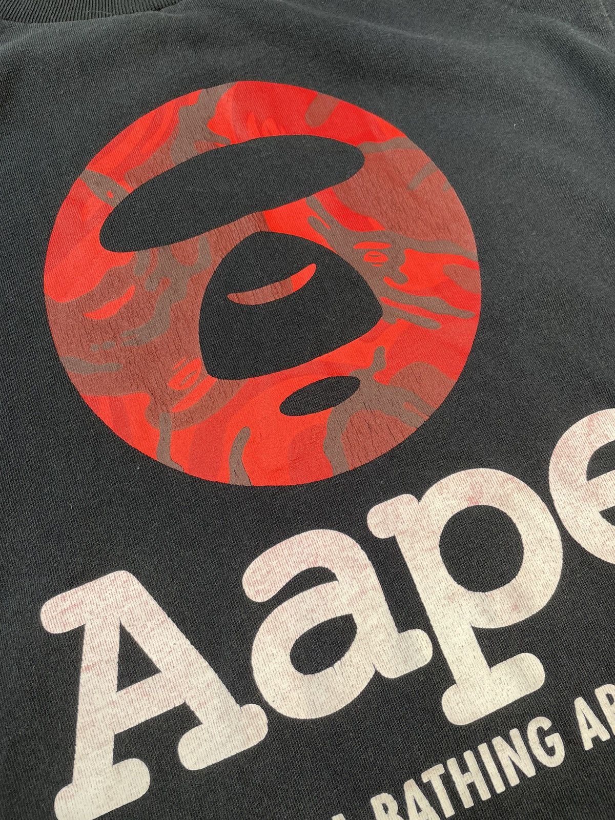 Aape A Bathing APE Long sleeve Big Logo Size US M / EU 48-50 / 2 - 4 Thumbnail