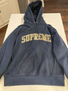 Supreme water arc hooded hotsell sweatshirt black