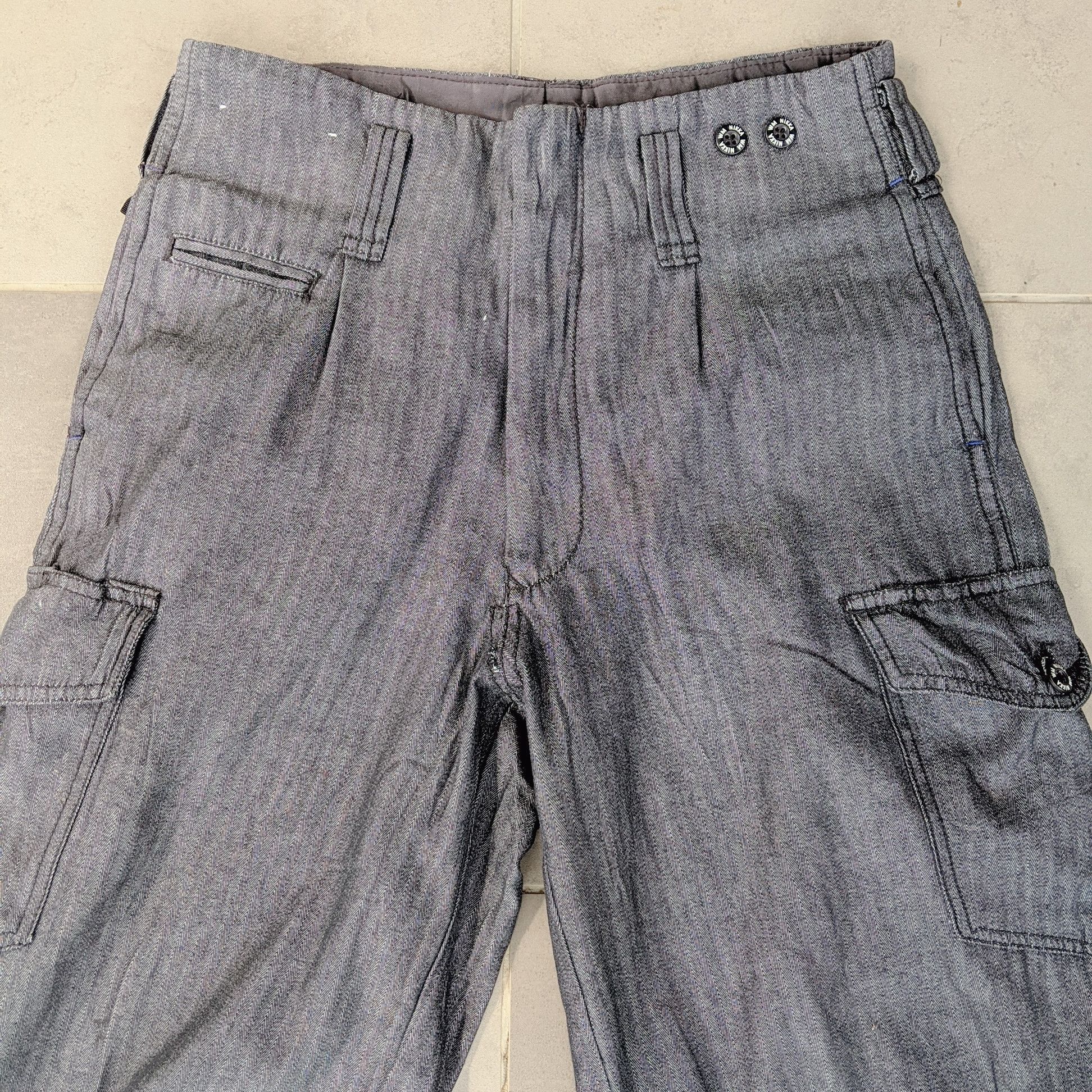 Japanese Brand × Vintage Vintage WM Nikka Multiple Cargo Trousers Urban Size US 28 / EU 44 - 14 Thumbnail