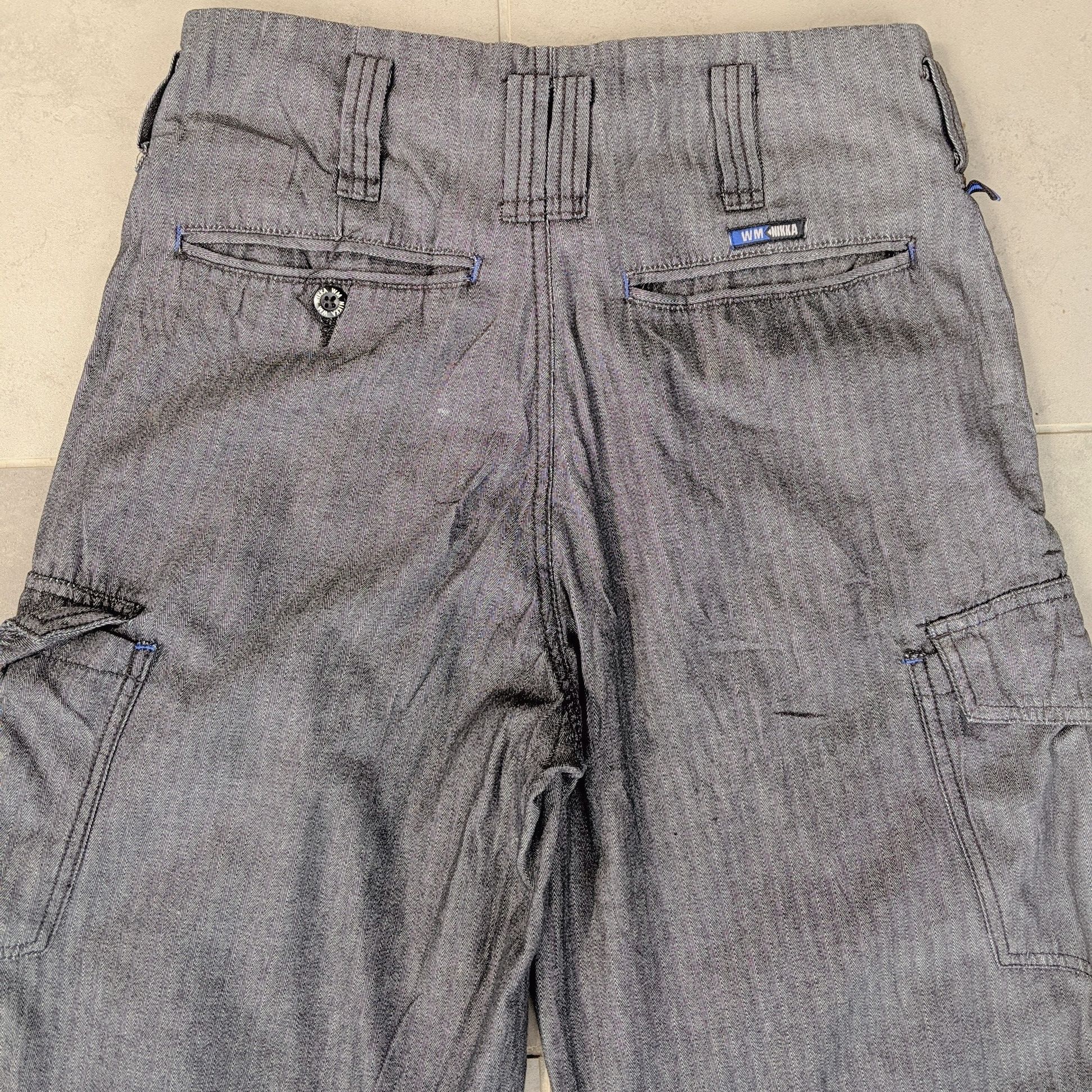 Japanese Brand × Vintage Vintage WM Nikka Multiple Cargo Trousers Urban Size US 28 / EU 44 - 7 Thumbnail