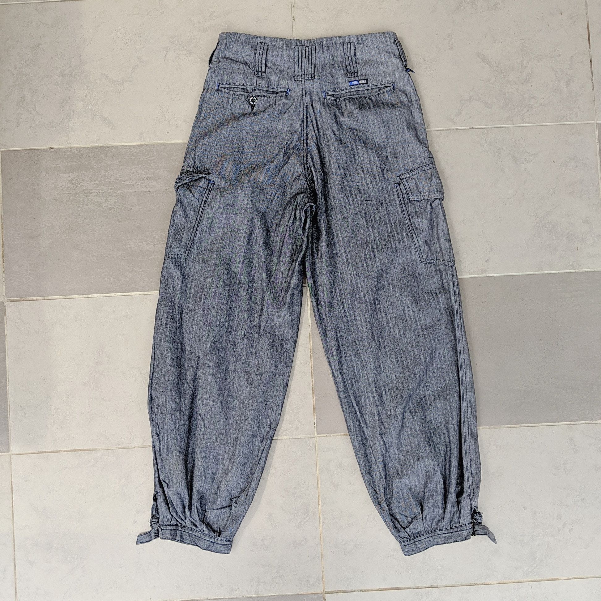 Japanese Brand × Vintage Vintage WM Nikka Multiple Cargo Trousers Urban Size US 28 / EU 44 - 8 Thumbnail