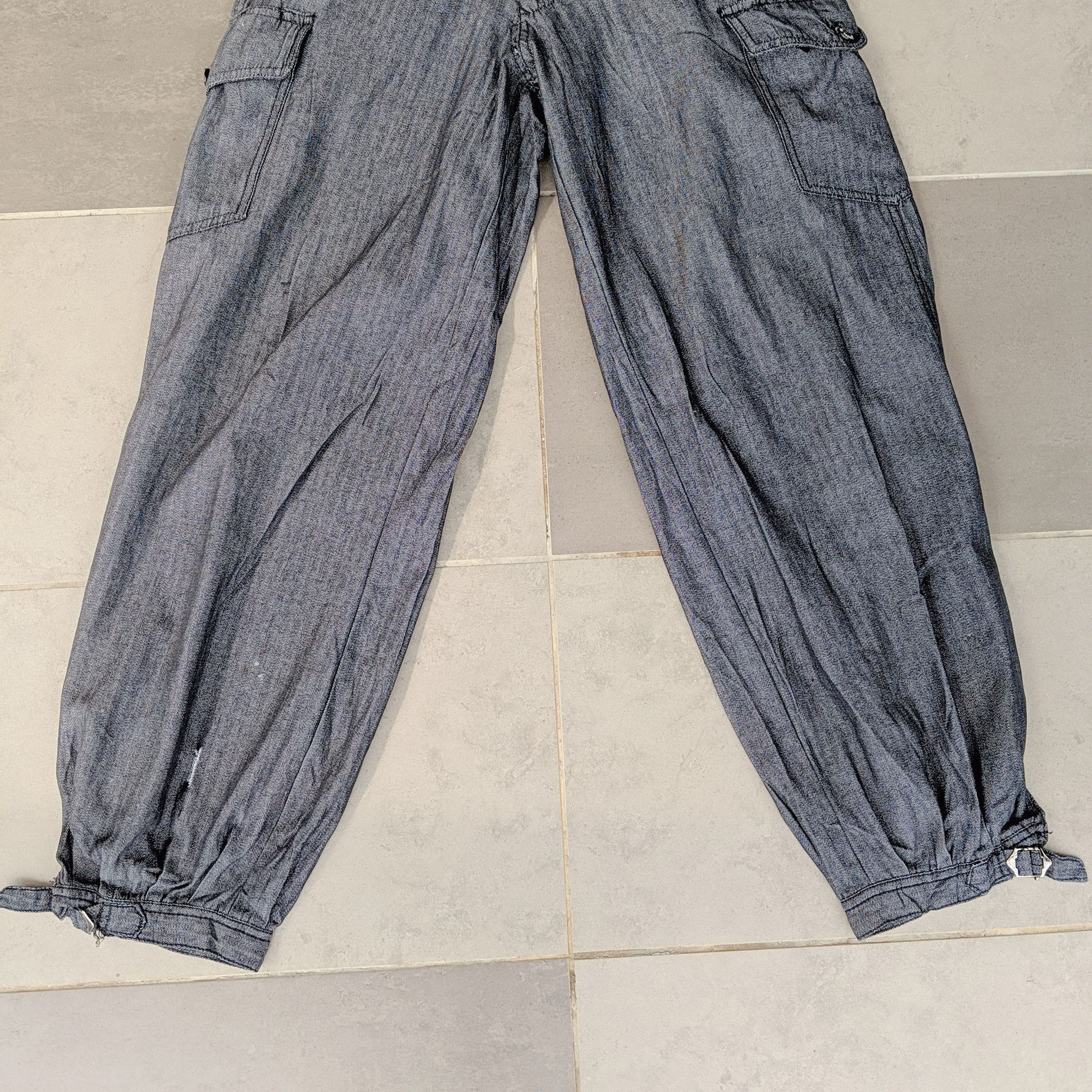 Japanese Brand × Vintage Vintage WM Nikka Multiple Cargo Trousers Urban Size US 28 / EU 44 - 13 Thumbnail
