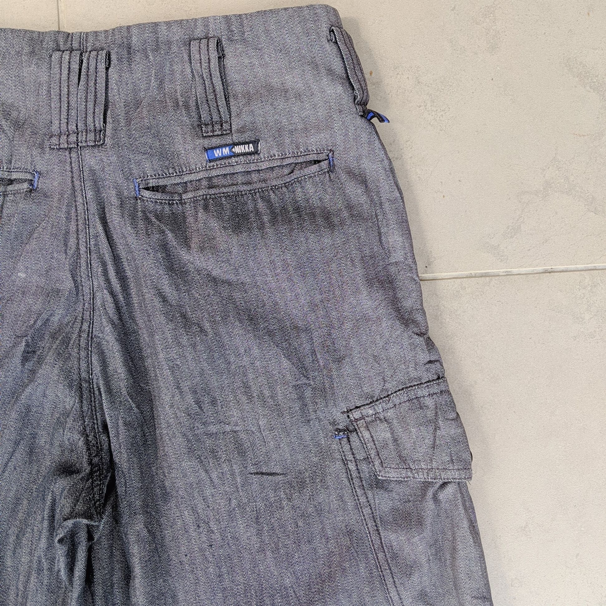 Japanese Brand × Vintage Vintage WM Nikka Multiple Cargo Trousers Urban Size US 28 / EU 44 - 4 Thumbnail
