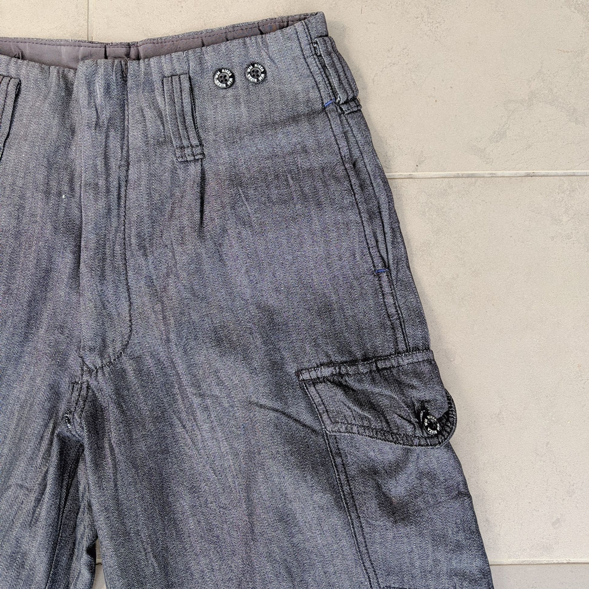 Japanese Brand × Vintage Vintage WM Nikka Multiple Cargo Trousers Urban Size US 28 / EU 44 - 11 Thumbnail