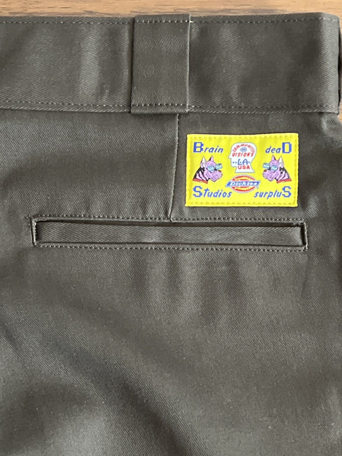 Brain Dead × Dickies Brain Dead Fabrications Dickies 874 Original Fit Work Pants Size US 34 / EU 50 - 5 Thumbnail