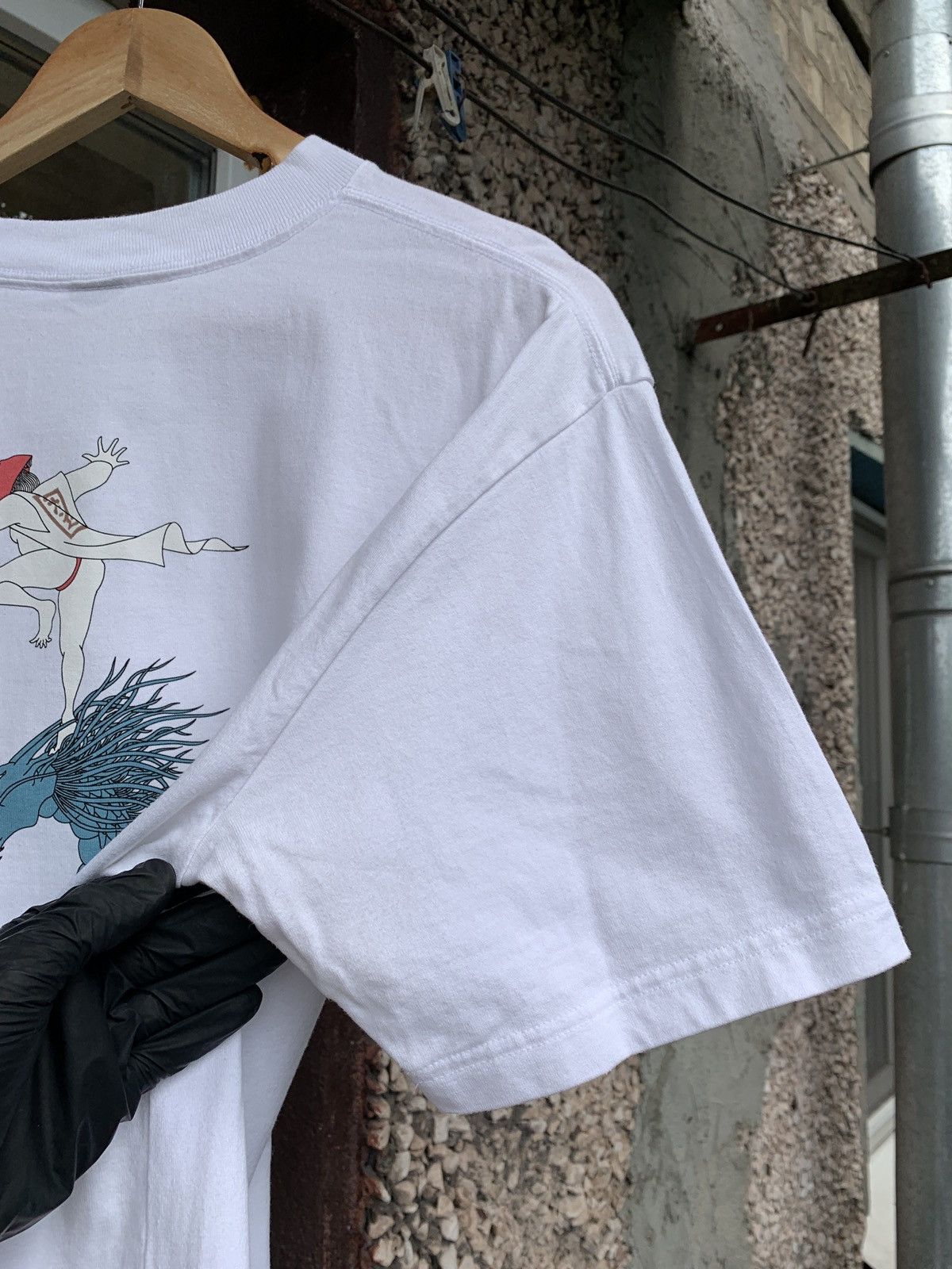 Japanese Brand 2004 Vintage Takeda Hideo Japanese Dragon Art White T-Shirt Size US L / EU 52-54 / 3 - 18 Thumbnail