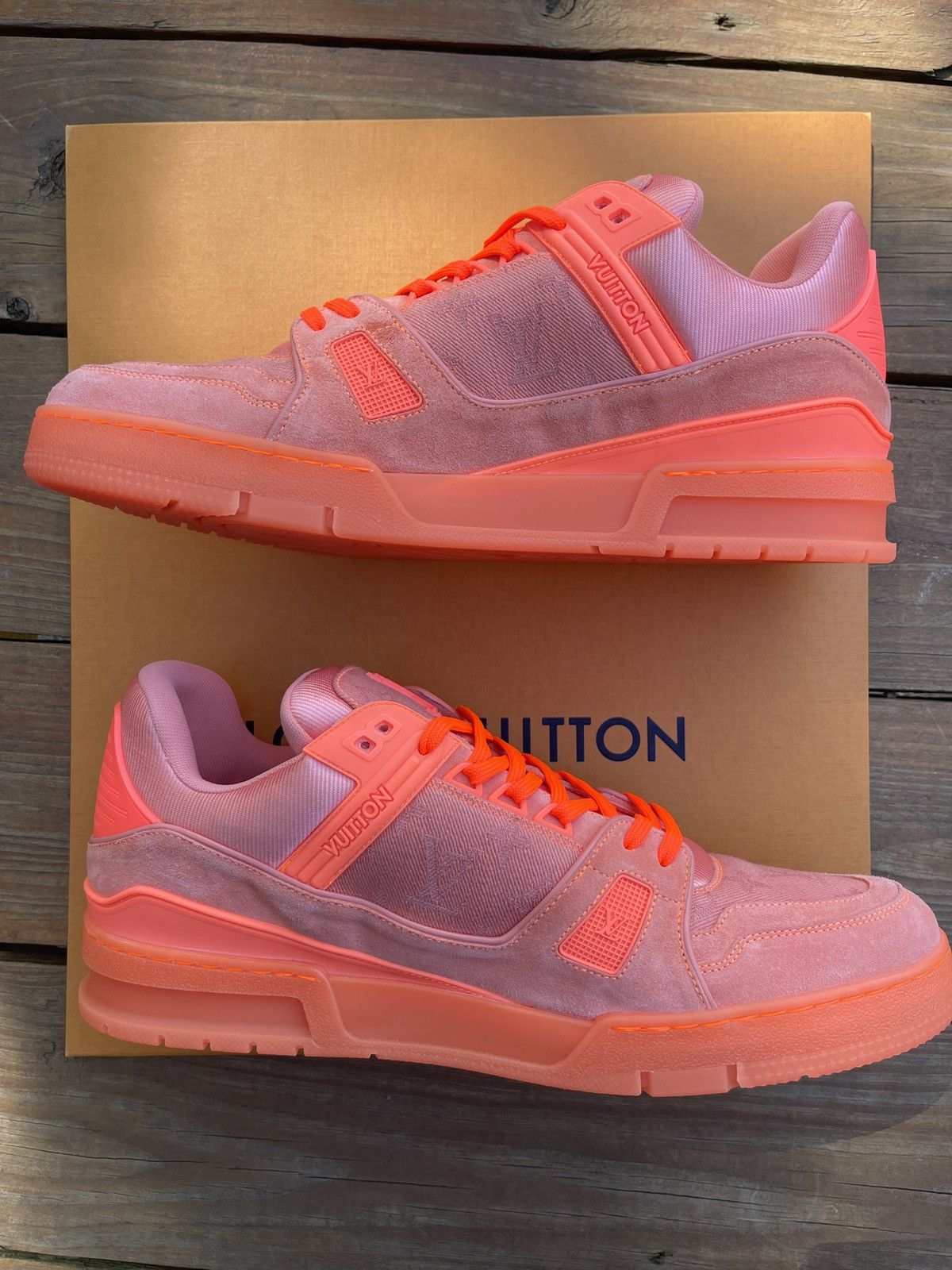 Louis Vuitton × Virgil Abloh Louis Vuitton LV Trainer Virgil Louis Vuitton × Virgil Abloh Louis Vuitton LV Trainer Virgil