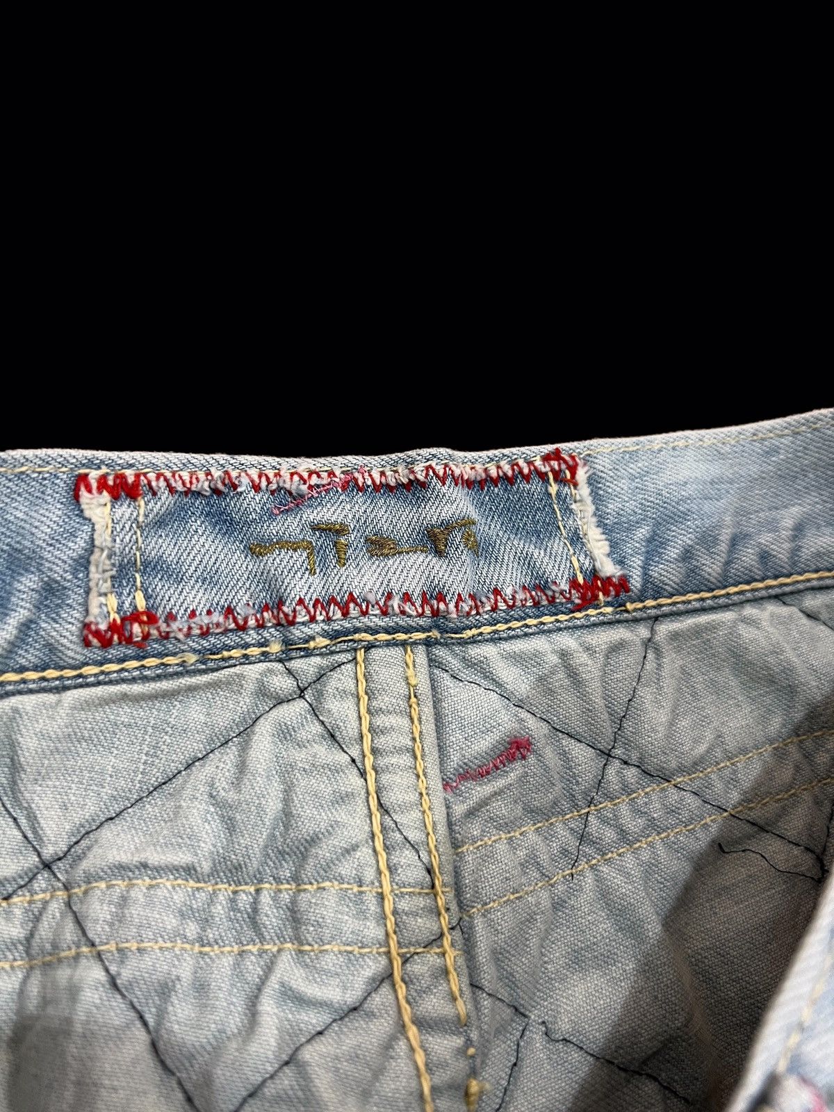 Japanese Brand × Mizra Jeans Kyoto Japanese Brand Mizra Jeans Kyoto Boro Distressed Aging Denim Size US 28 / EU 44 - 21 Thumbnail