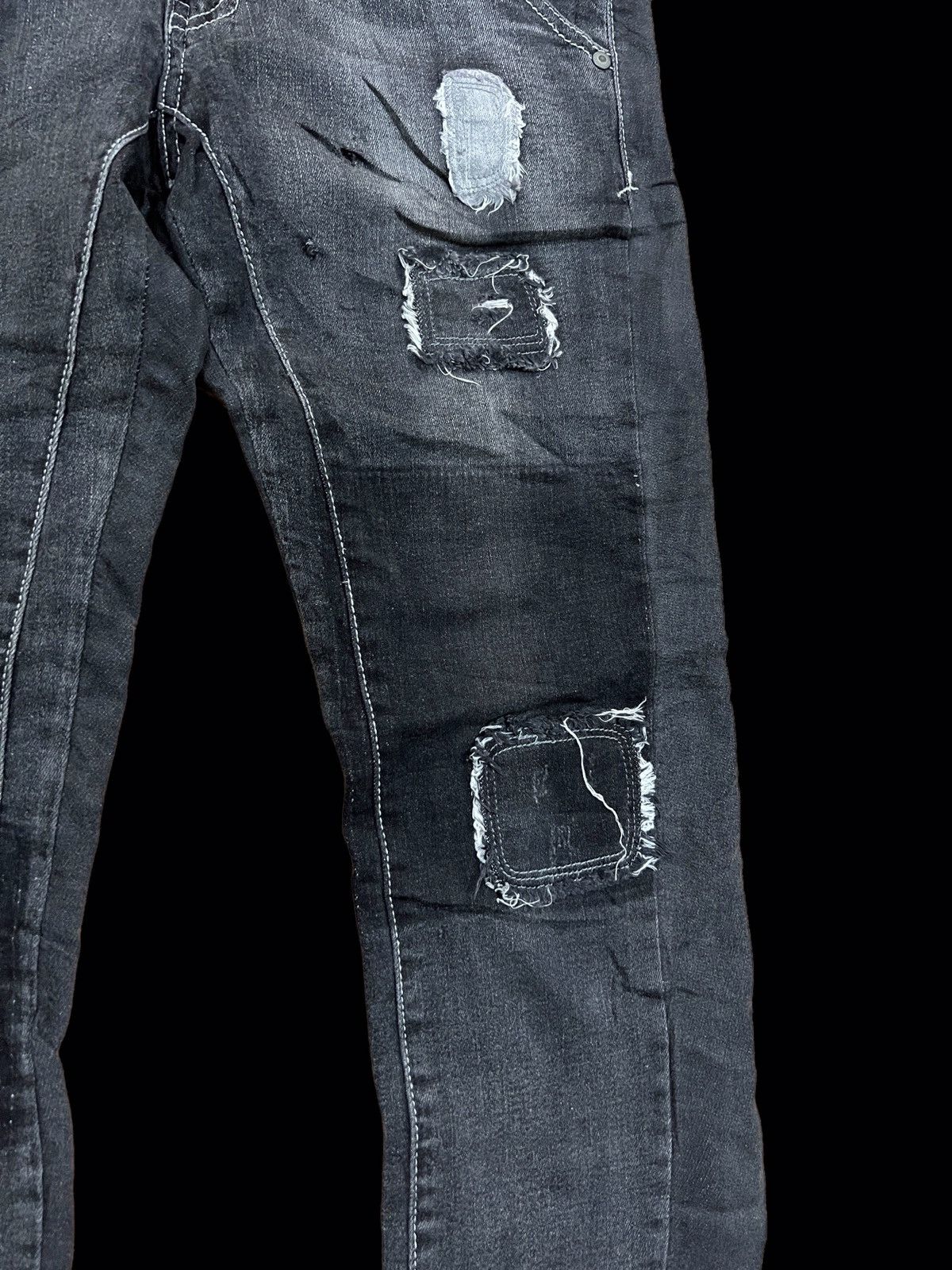 Beauty Beast × If Six Was Nine × Undercover Japanese Brand Cook Jeans Patches Inspired Undercover Style Size US 28 / EU 44 - 10 Thumbnail