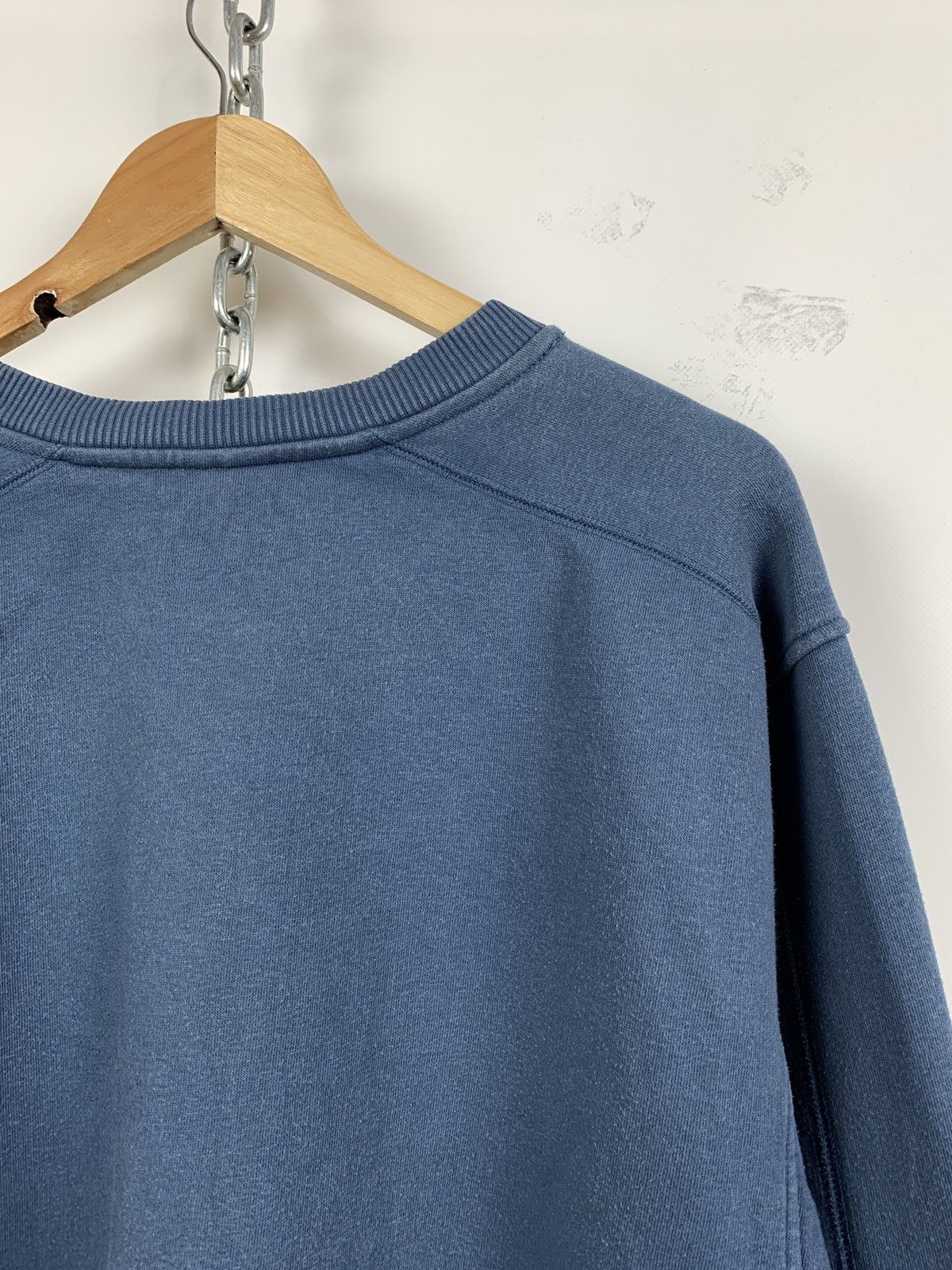 Nike 00s Vintage Nike Center Swoosh Blue Sweatshirt Size US L / EU 52-54 / 3 - 10 Thumbnail