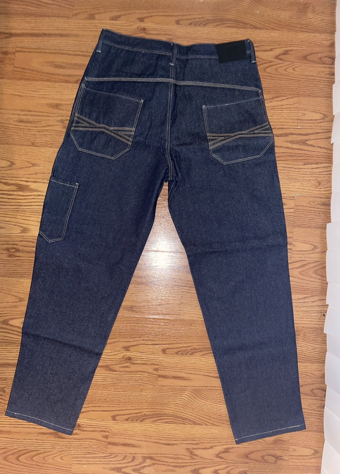 Marithe + Francois Girbaud Marithe Francois Girbaud Dark Blue Jeans Size US 34 / EU 50 - 3 Thumbnail