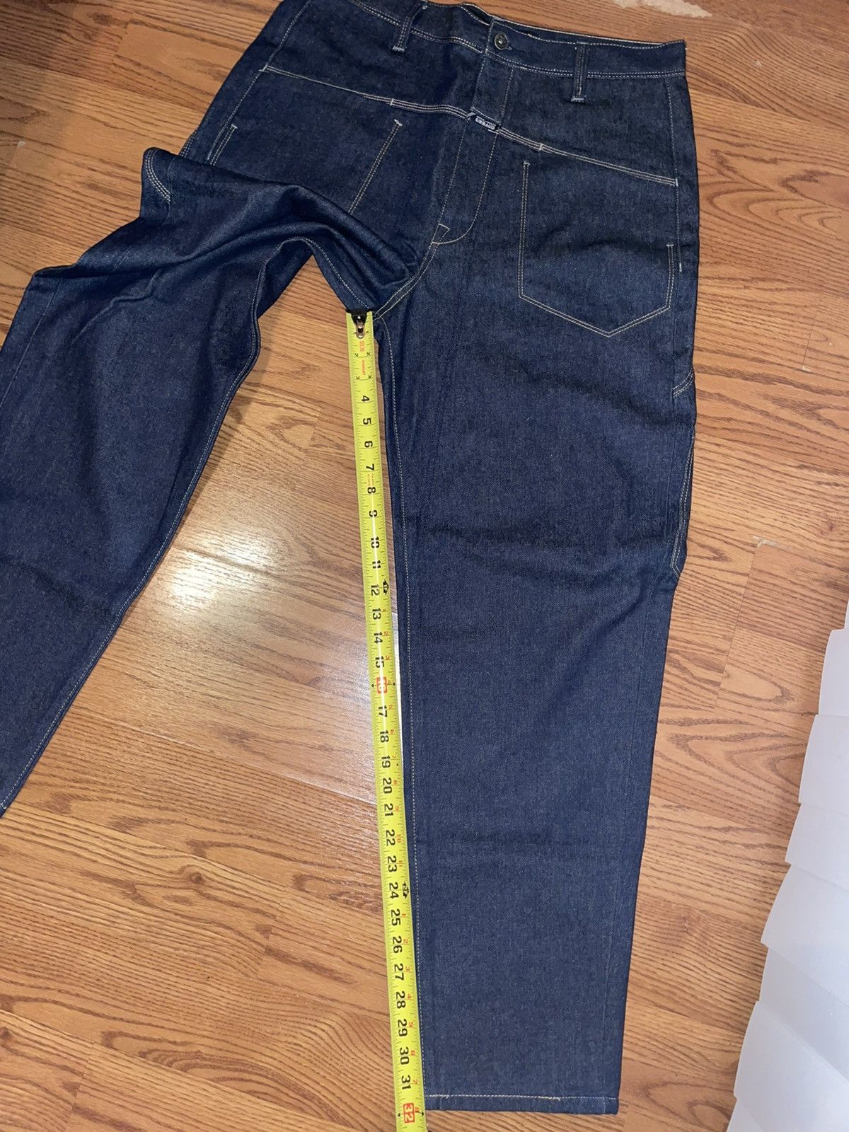 Marithe + Francois Girbaud Marithe Francois Girbaud Dark Blue Jeans Size US 34 / EU 50 - 10 Thumbnail