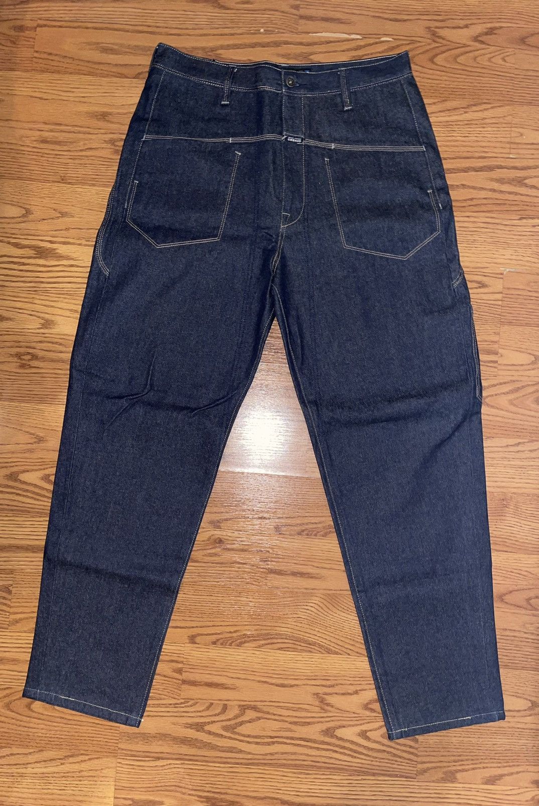 Marithe + Francois Girbaud Marithe Francois Girbaud Dark Blue Jeans Size US 34 / EU 50 - 1 Thumbnail