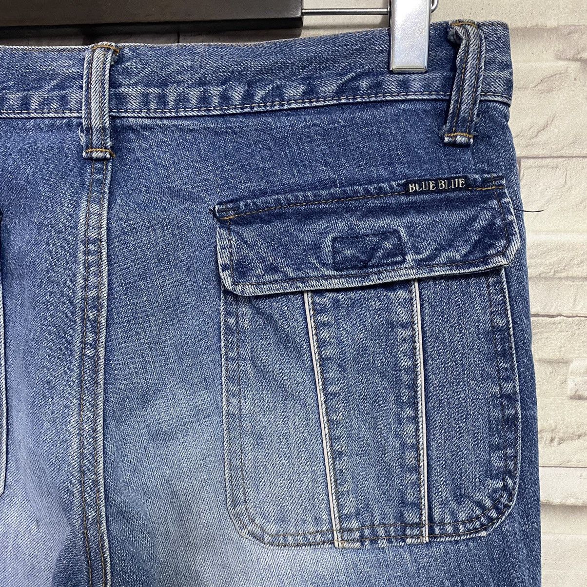 Blue Blue Japan Blue Blue Japan Denim Flare Jeans Size US 31 - 13 Thumbnail