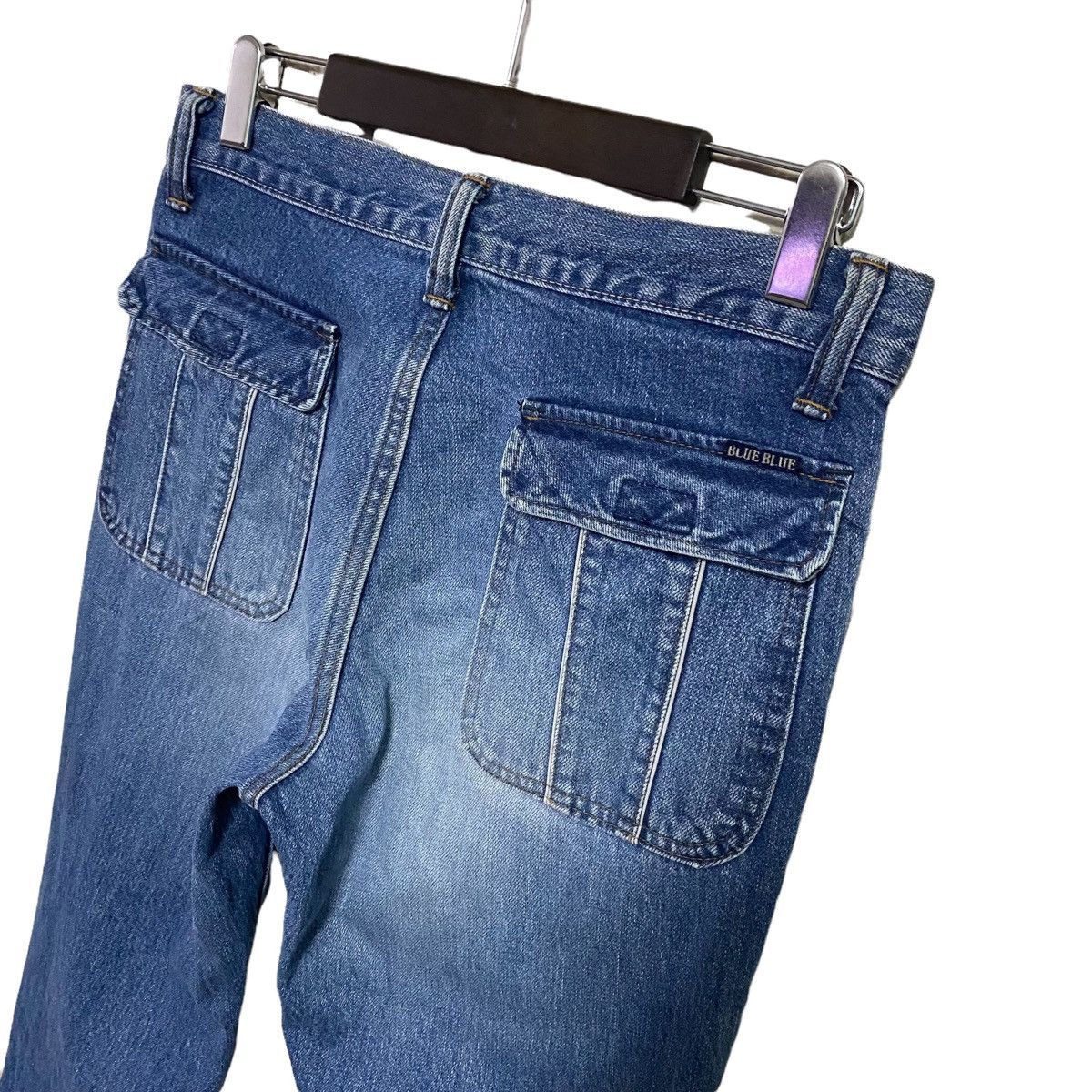 Blue Blue Japan Blue Blue Japan Denim Flare Jeans Size US 31 - 3 Thumbnail