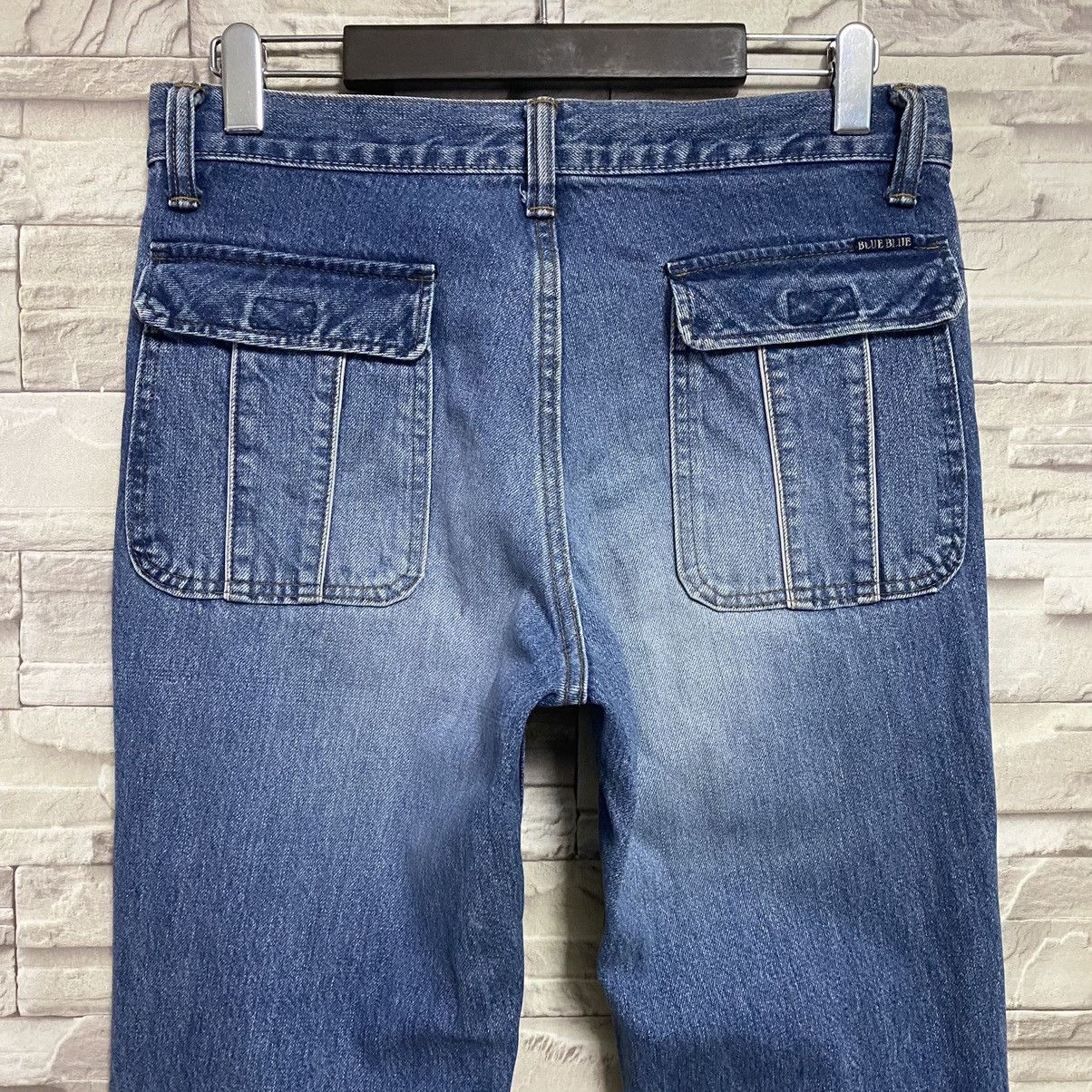 Blue Blue Japan Blue Blue Japan Denim Flare Jeans Size US 31 - 11 Thumbnail