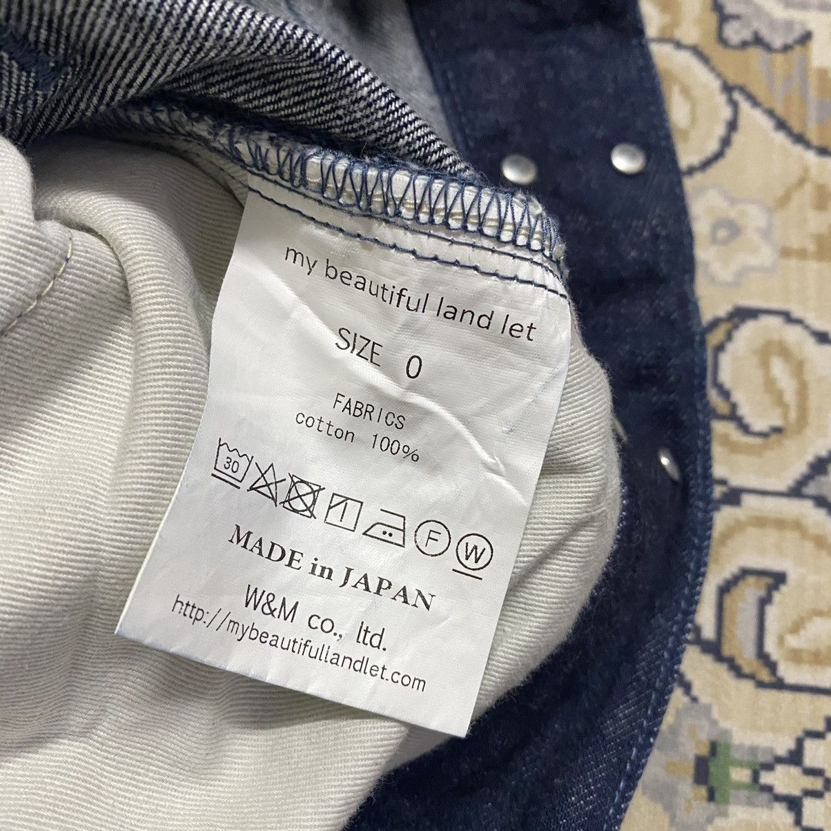 my beautiful landlet Kouji Akasaki My Beautiful Landlet WideLeg Denim Crop Pants Size US 32 / EU 48 - 16 Thumbnail
