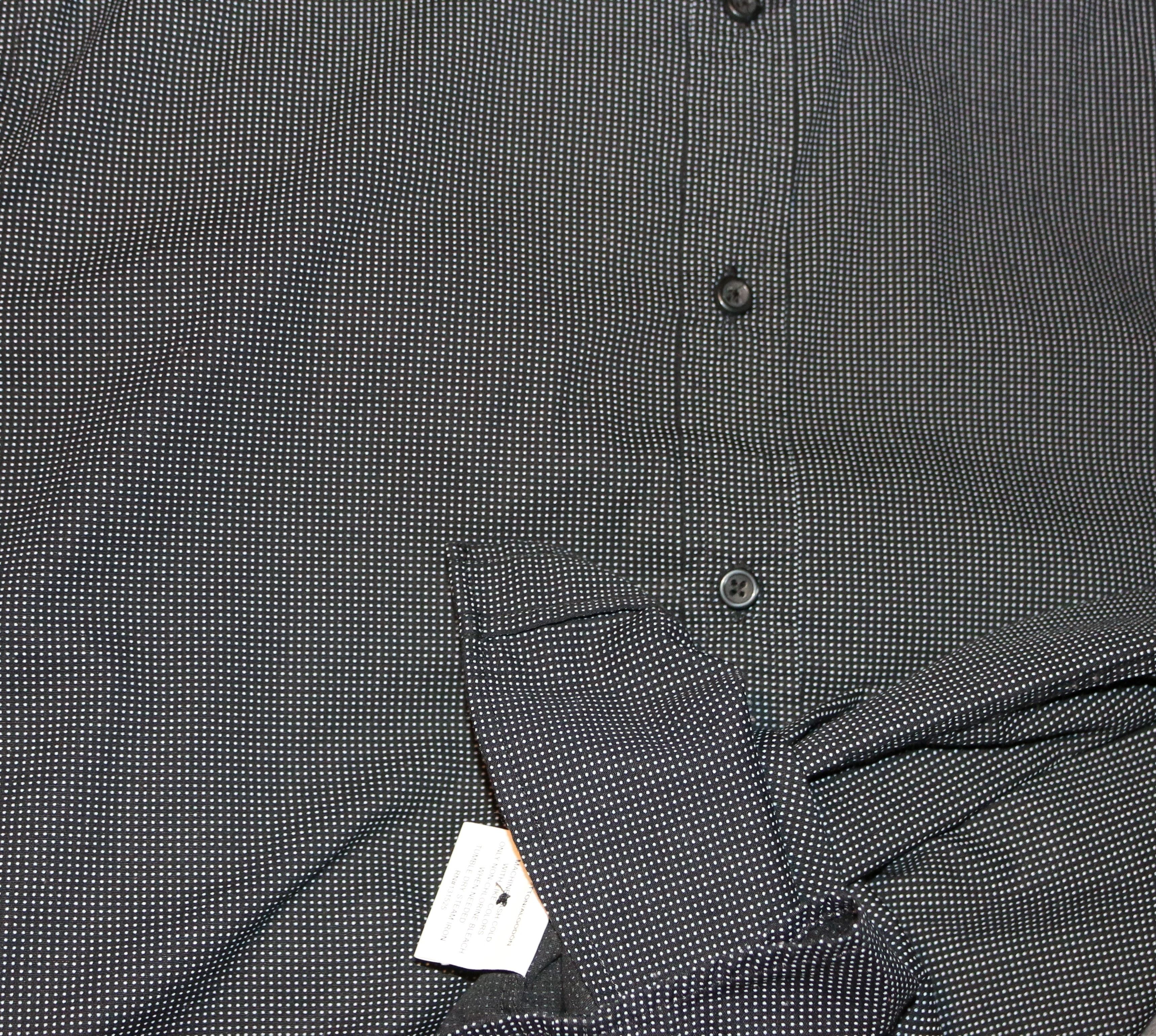 Beverly Hills Polo Club SM 100% Cotton gray Button Down Shirt Collared Size US M / EU 48-50 / 2 - 7 Thumbnail
