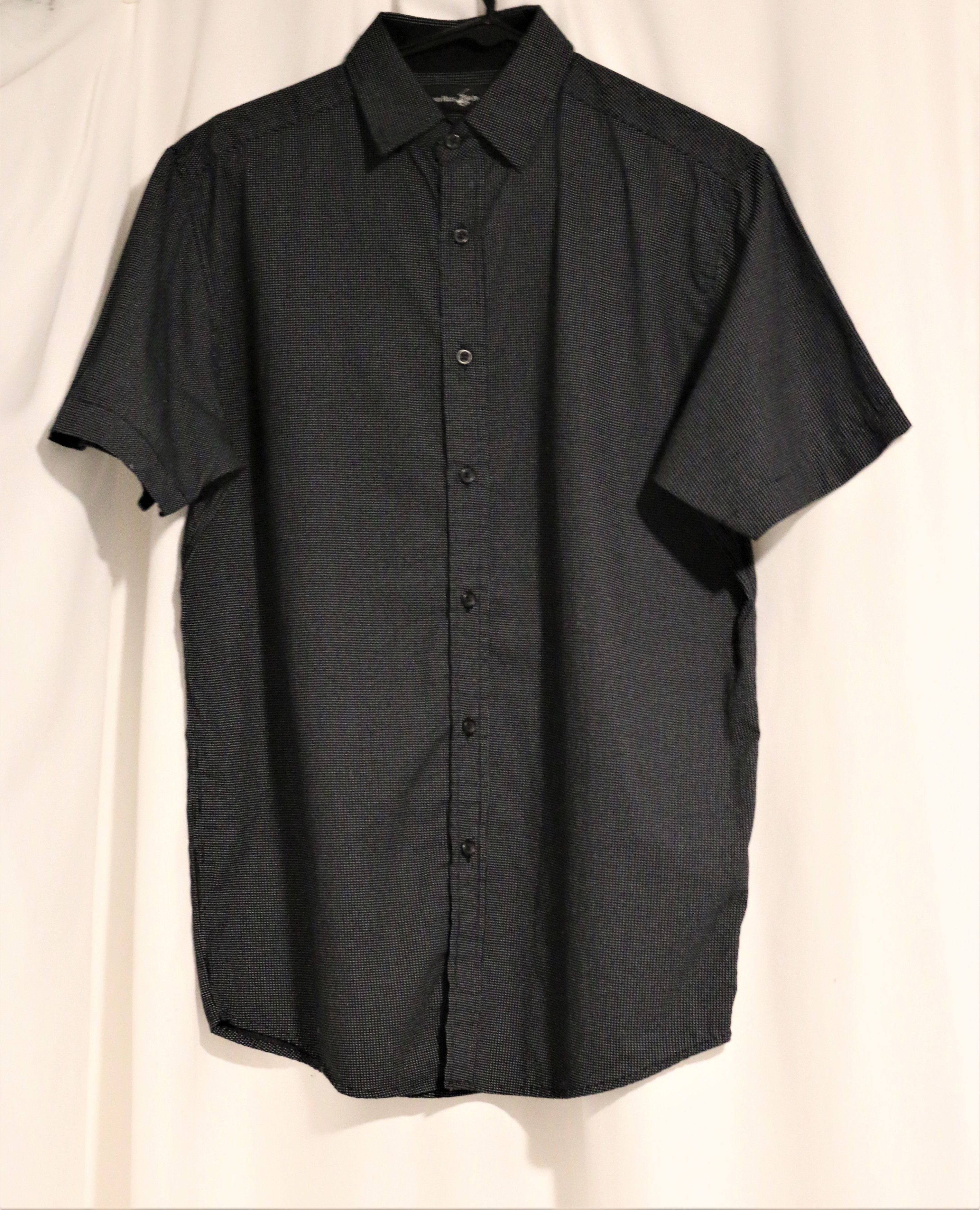Beverly Hills Polo Club SM 100% Cotton gray Button Down Shirt Collared Size US M / EU 48-50 / 2 - 1 Thumbnail
