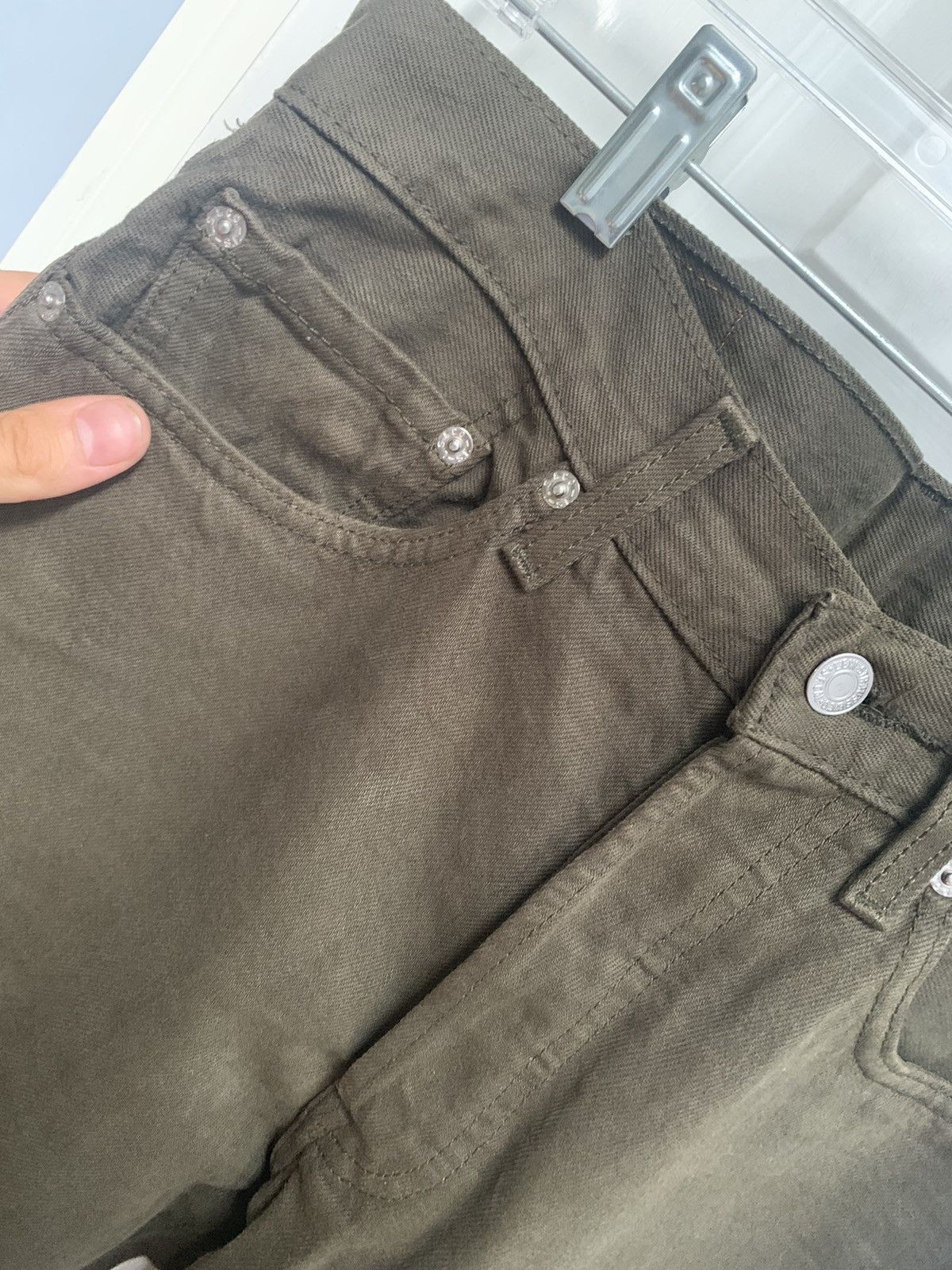 Levi's Vintage Levi’s 501 Dark Olive Size US 32 / EU 48 - 5 Thumbnail