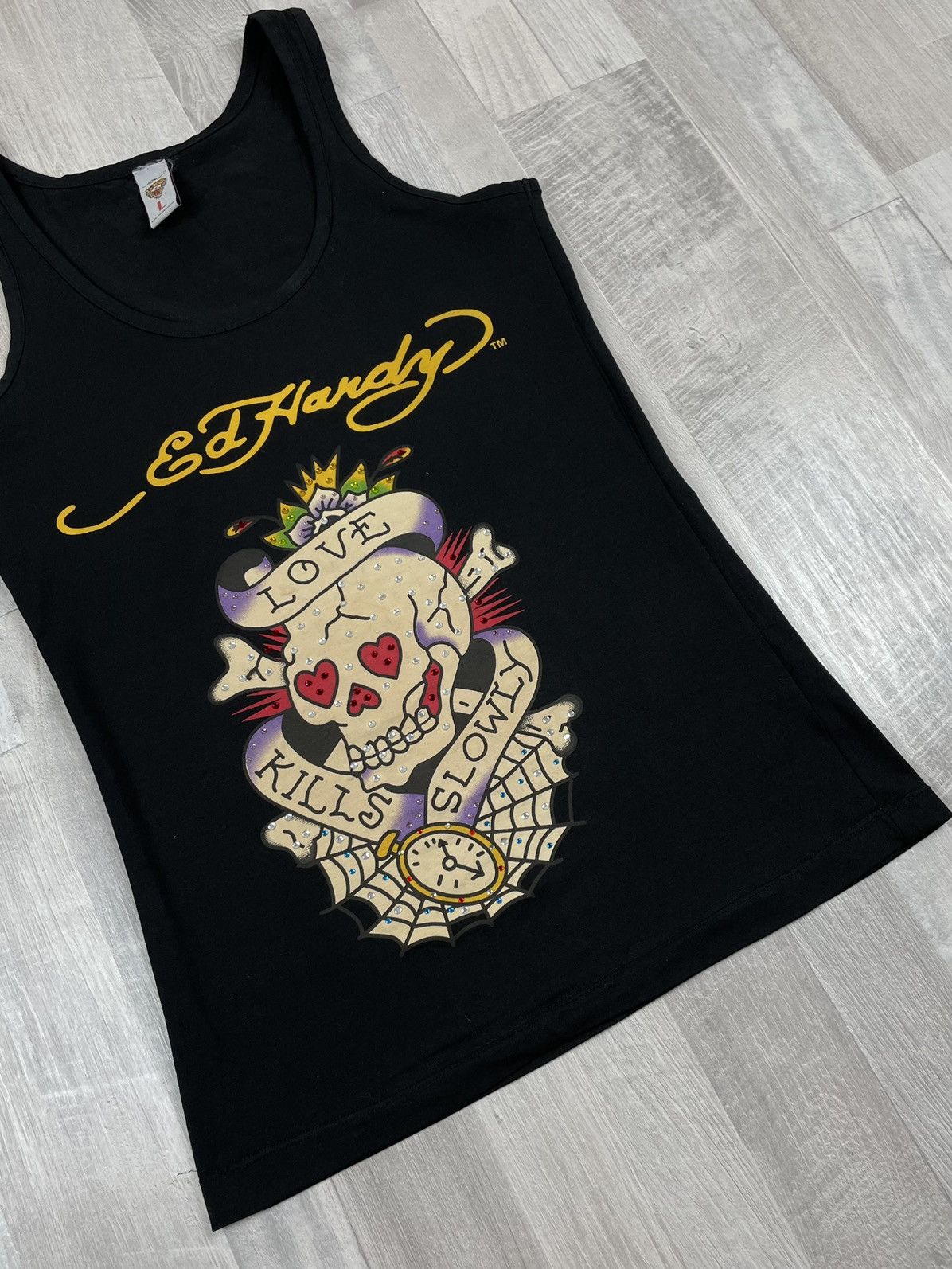 Christian Audigier Vintage Ed Hardy Tank top jersey shirt Christian Audigier Size US M / EU 48-50 / 2 - 3 Thumbnail