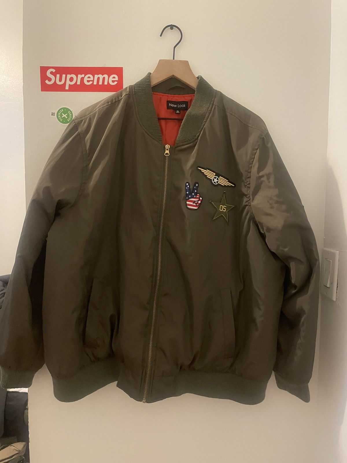 MA1 Embroidered Cotton-Twill Bomber Jacket