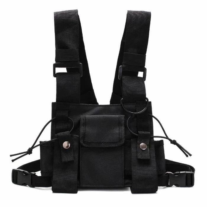 Vintage Black Tactical Military Chest Rig Shoulder Bag Grailed