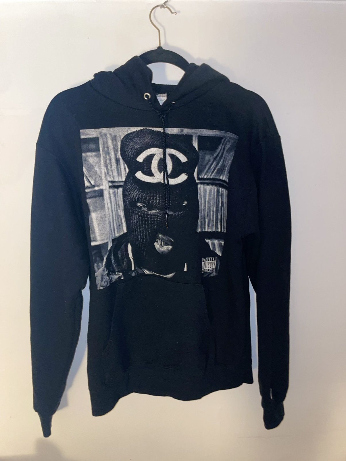 Chanel champion hoodie hotsell