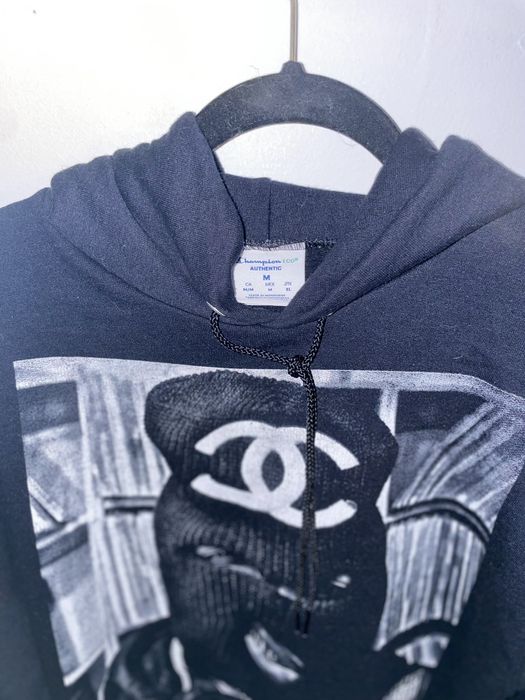 Chanel on sale champion hoodie