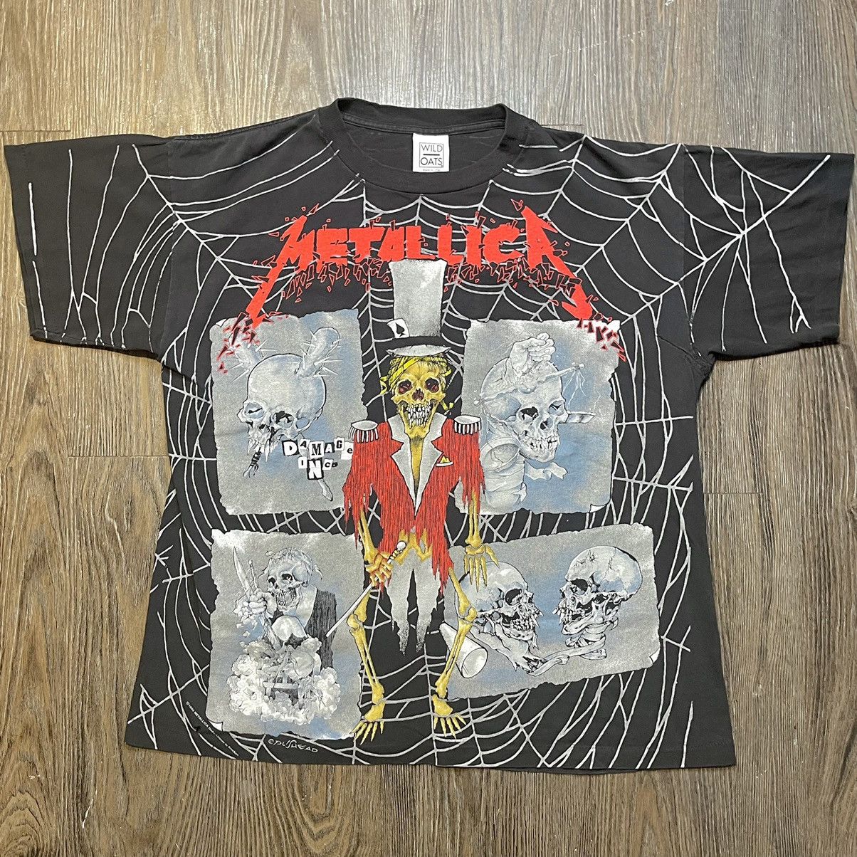 Vintage Vintage 1992 Metallica Brain Surgery AOP Band Tee Shirt | Grailed