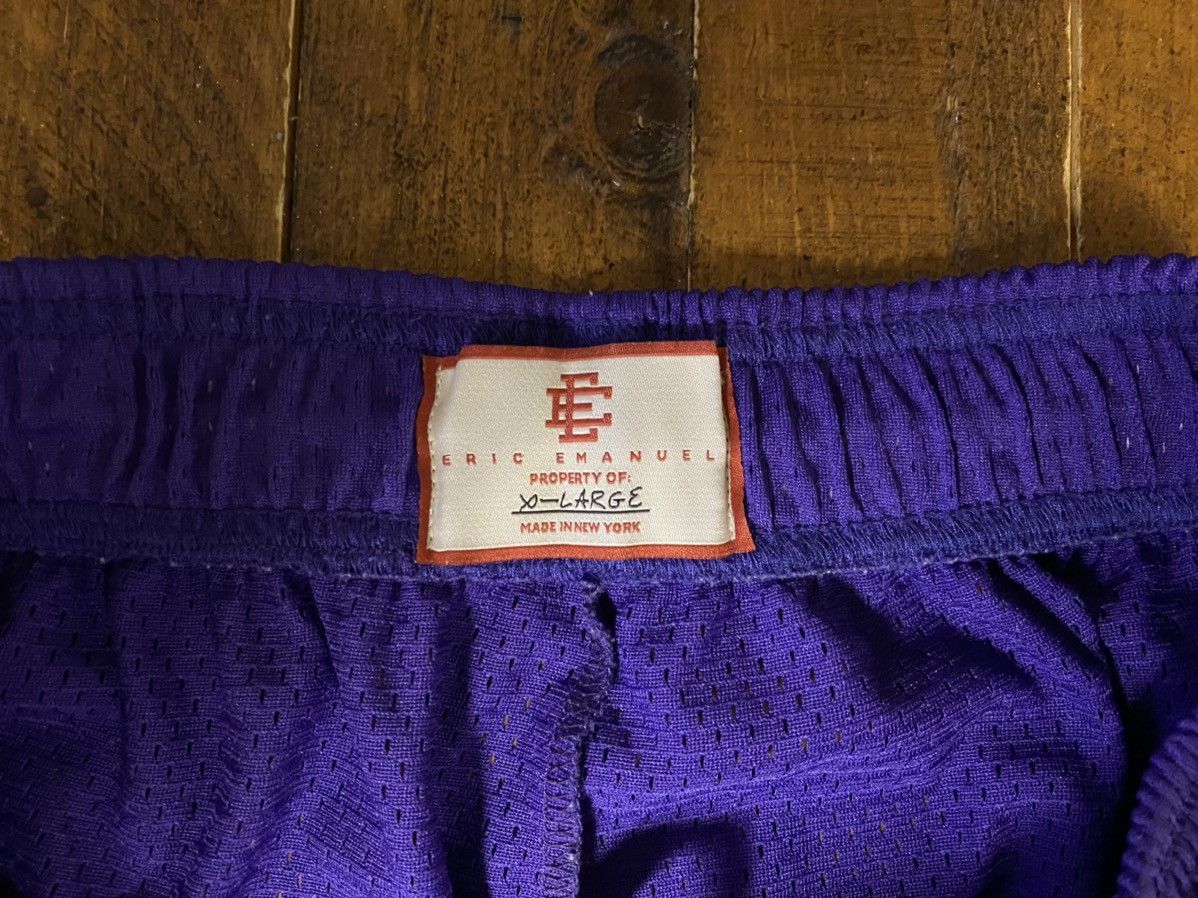 Eric Emanuel Basic Mesh Shorts “Lakers” Size US 36 / EU 52 - 4 Thumbnail
