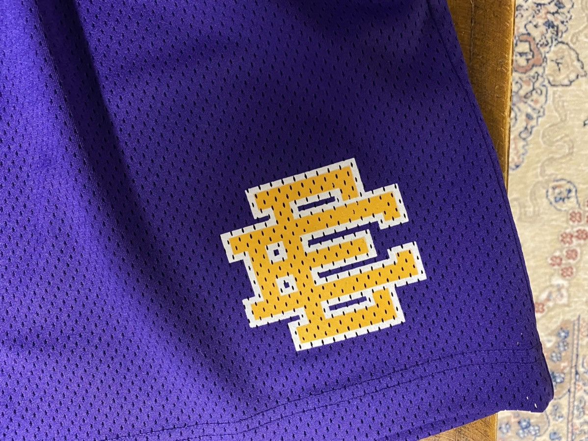 Eric Emanuel Basic Mesh Shorts “Lakers” Size US 36 / EU 52 - 3 Thumbnail