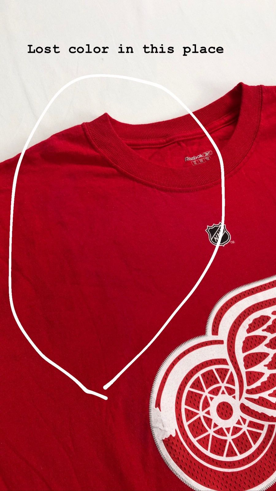 NHL Reebok Detroit Red Wings NHL Henrik Zetterberg #40 Tee Size US XL / EU 56 / 4 - 7 Thumbnail