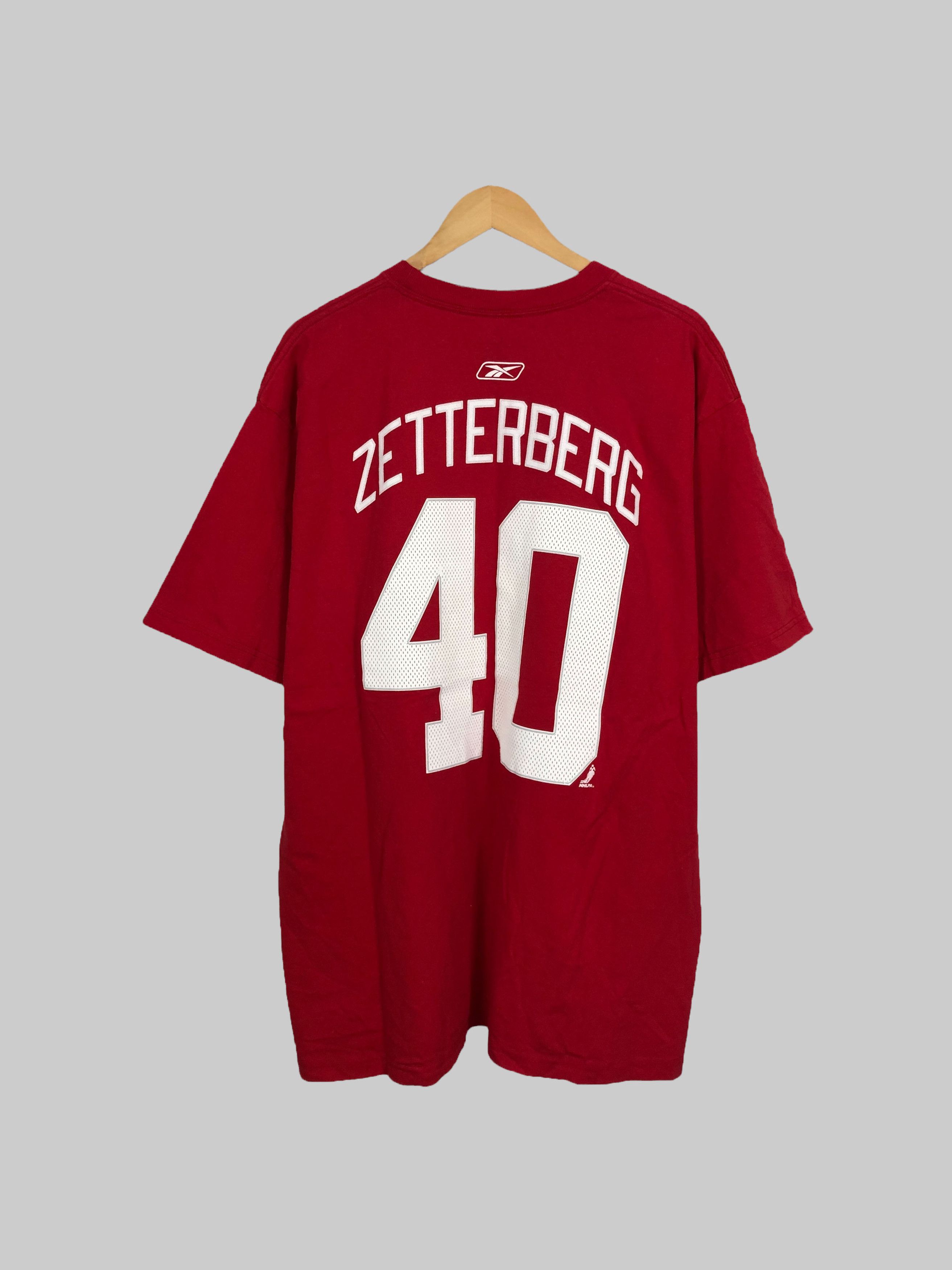 NHL Reebok Detroit Red Wings NHL Henrik Zetterberg #40 Tee Size US XL / EU 56 / 4 - 2 Thumbnail