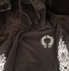 Chrome Hearts Horseshoe Sweats + Horseshoe Floral Cross Hoodie -  CharityStars