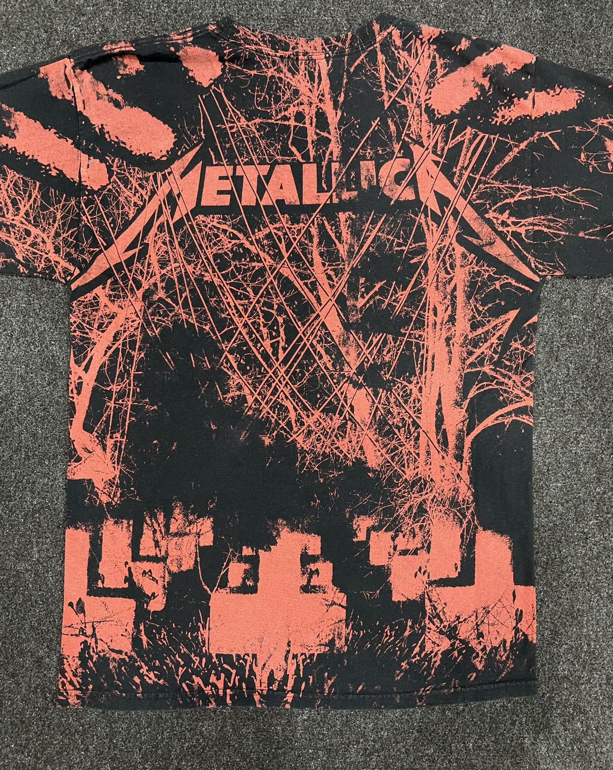 Band Tees × Hanes × Vintage Vintage y2k Rare Design Band Metallica FULLPRINT AOP Tee Size US M / EU 48-50 / 2 - 6 Thumbnail