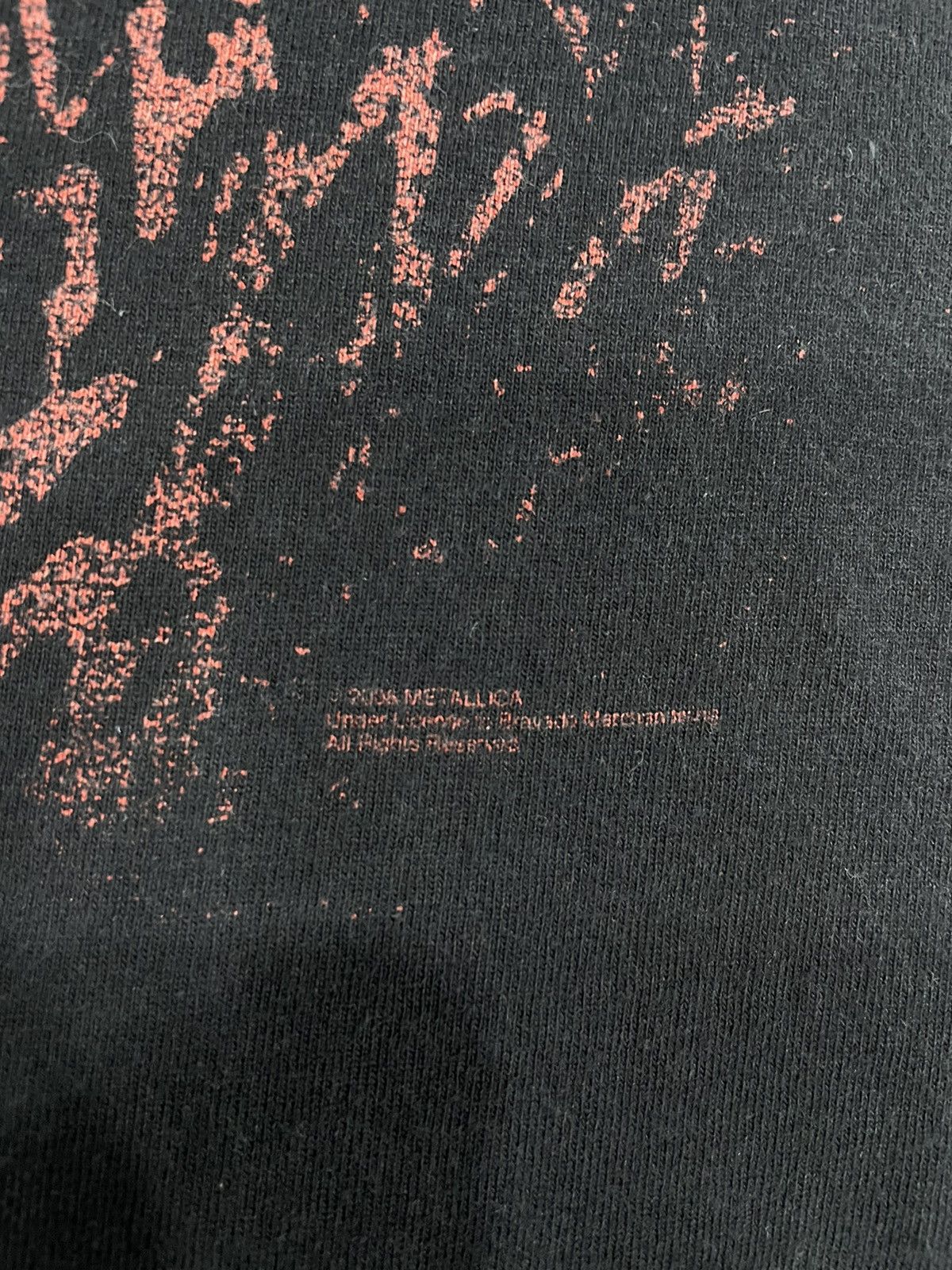 Band Tees × Hanes × Vintage Vintage y2k Rare Design Band Metallica FULLPRINT AOP Tee Size US M / EU 48-50 / 2 - 3 Thumbnail