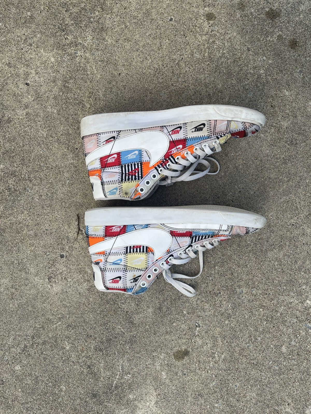 Nike blazer patchwork on feet clearance
