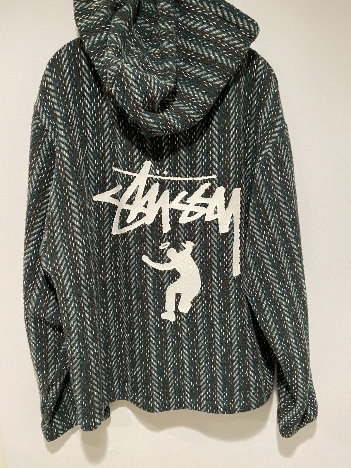 Stussy × UNION zip up poncho XL