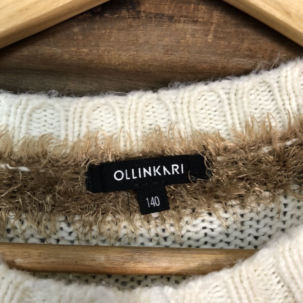 Homespun Knitwear × Japanese Brand × Solid and Striped Ollinknri Brown Shag Shaggy Fur Mohair Knitwear #6985 Size US S / EU 44-46 / 1 - 9 Thumbnail