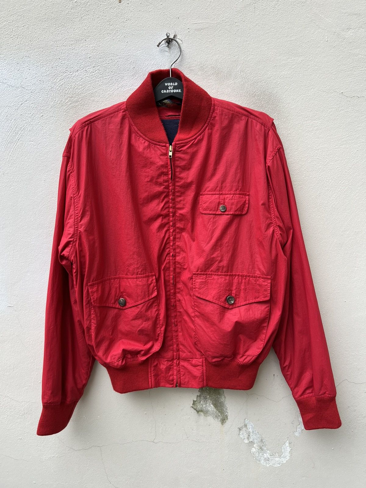 Polo Ralph Lauren Vintage 90s Polo Ralph Lauren Red Bomber Jacket Size US M / EU 48-50 / 2 - 6 Thumbnail