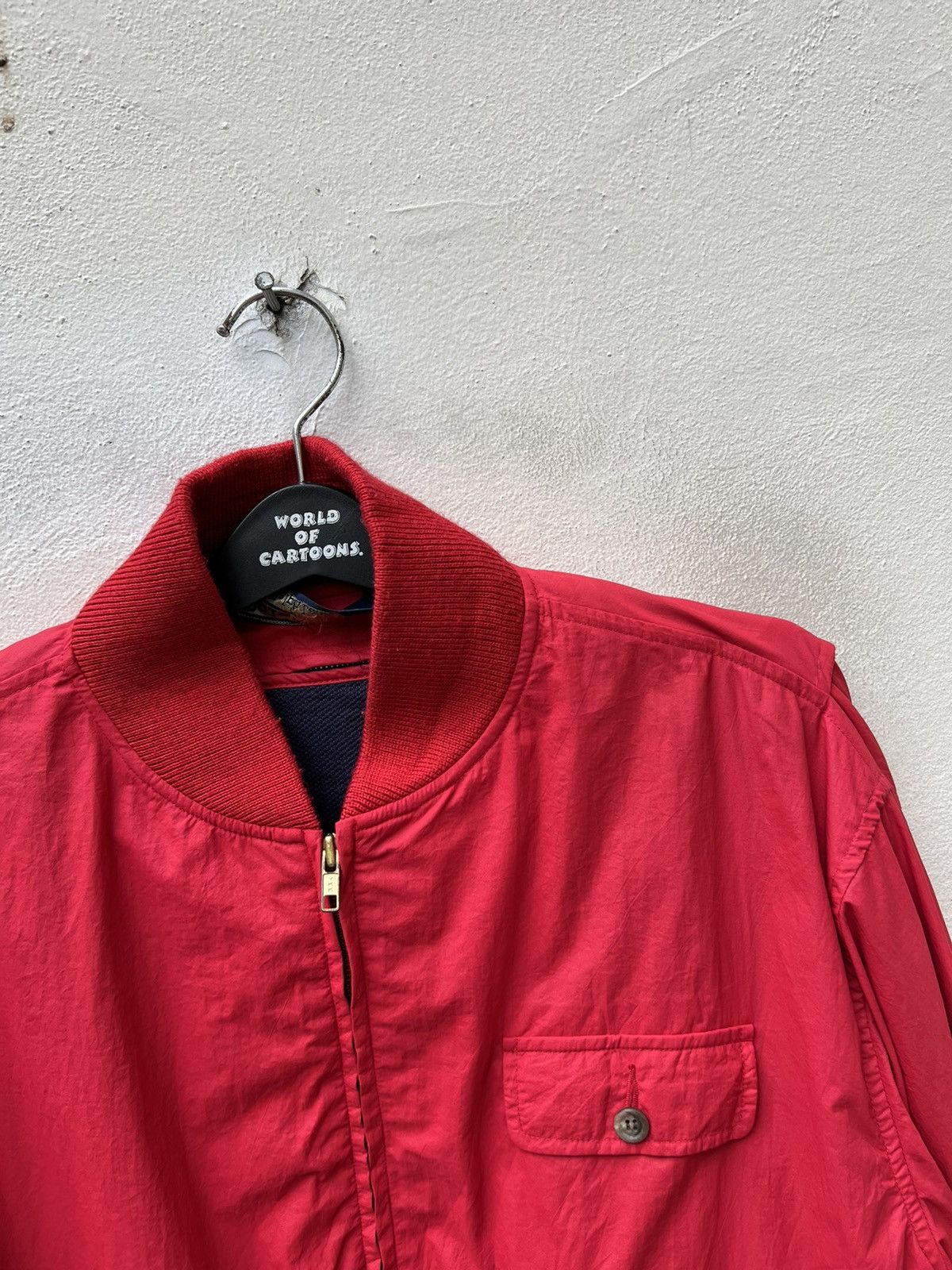 Polo Ralph Lauren Vintage 90s Polo Ralph Lauren Red Bomber Jacket Size US M / EU 48-50 / 2 - 7 Thumbnail